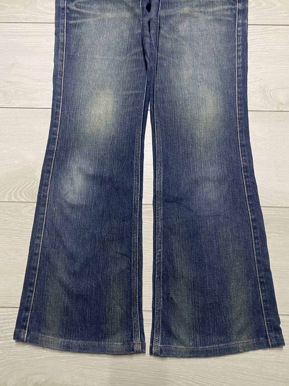 Japanese Brand Vintage Japanese Brand Brappers Faded Wash Flare Jeans Size US 30 / EU 46 - 5 Thumbnail