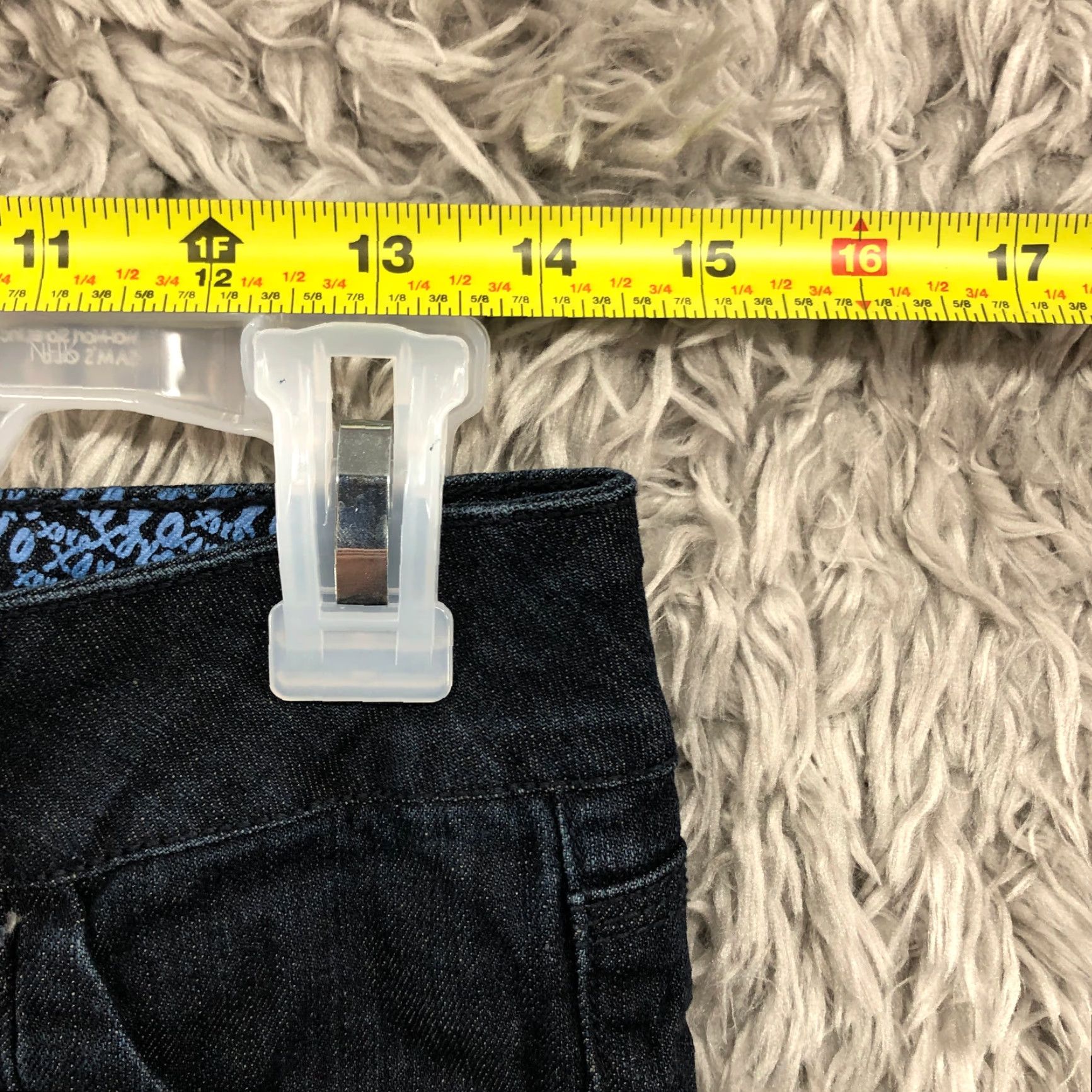 XOXO XOXO Jeans Size 5/6 Juniors Mid Rise Dark Wash Blue Denim Size 27" / US 4 / IT 40 - 2 Thumbnail