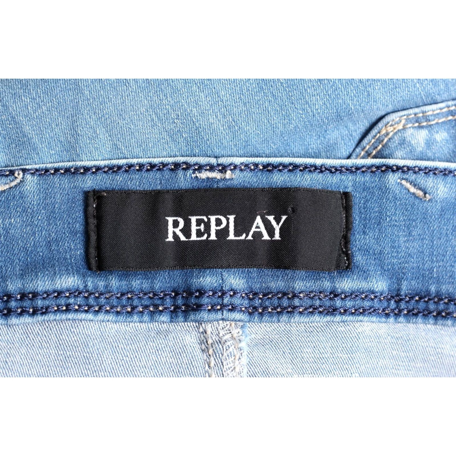 Replay Replay ANBASS Jeans Men Size W31 L32 Blue Slim Fit HYPERFLEX X-LITE RE-USED Size US 31 - 6 Thumbnail