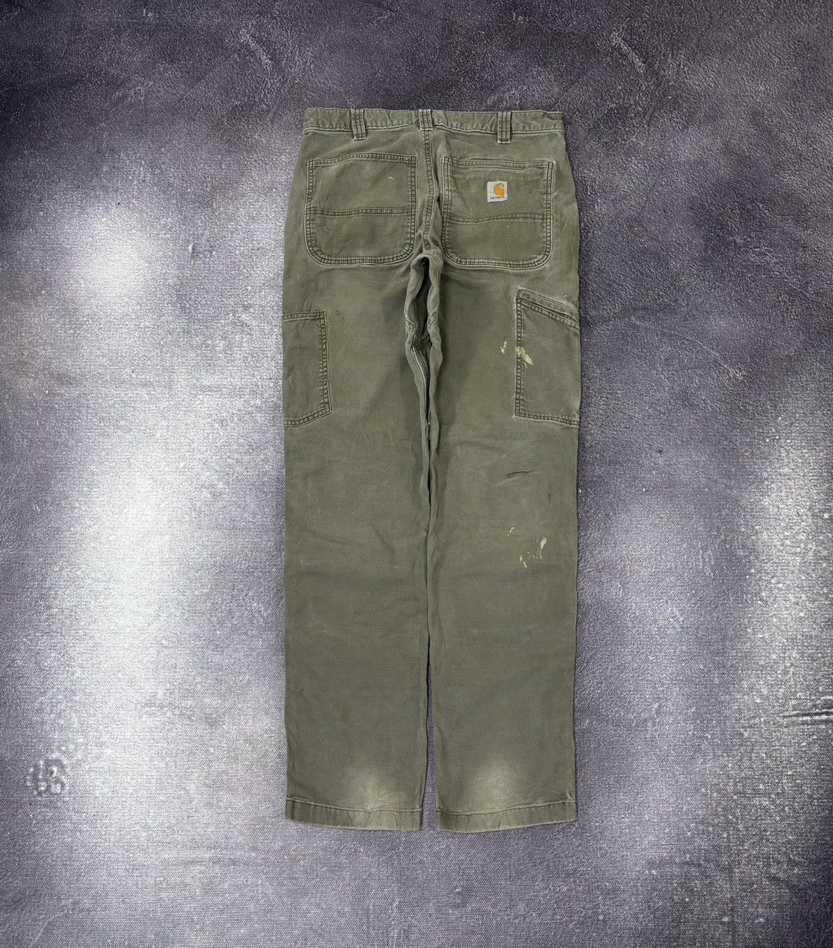 Carhartt Vintage Carhartt Double Knee Military Green Hype Baggy Pants Size US 32 / EU 48 - 2 Thumbnail