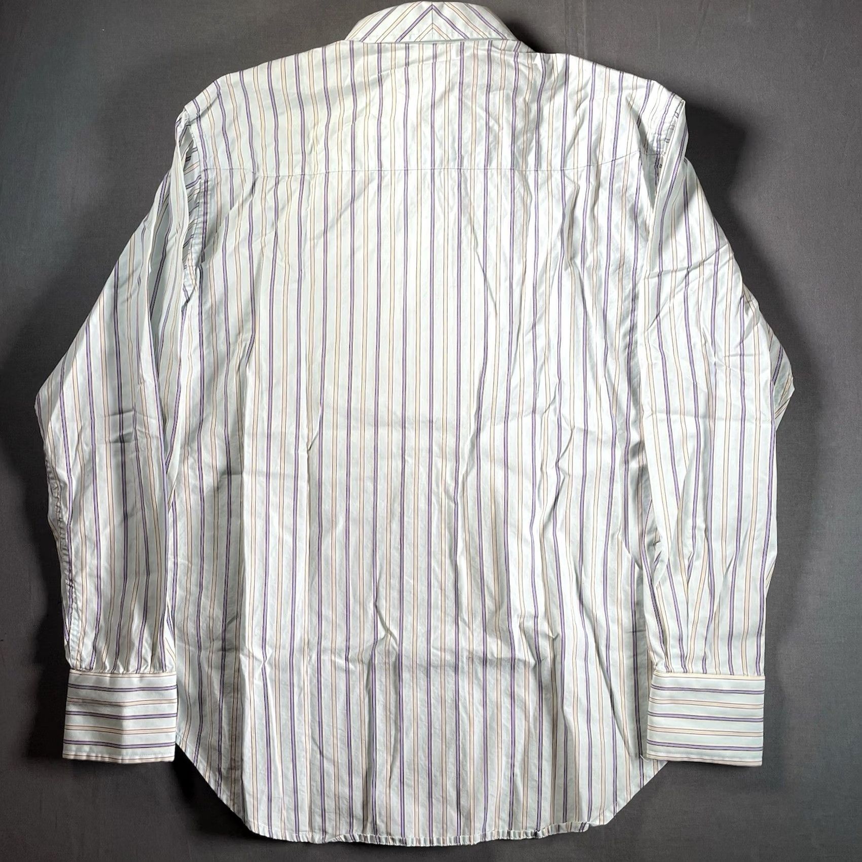 Robert Graham Robert Graham Shirt Mens Medium Pastel Candy Stripes Silk Floral Button-Up Long Sleeve Size US M / EU 48-50 / 2 - 6 Thumbnail