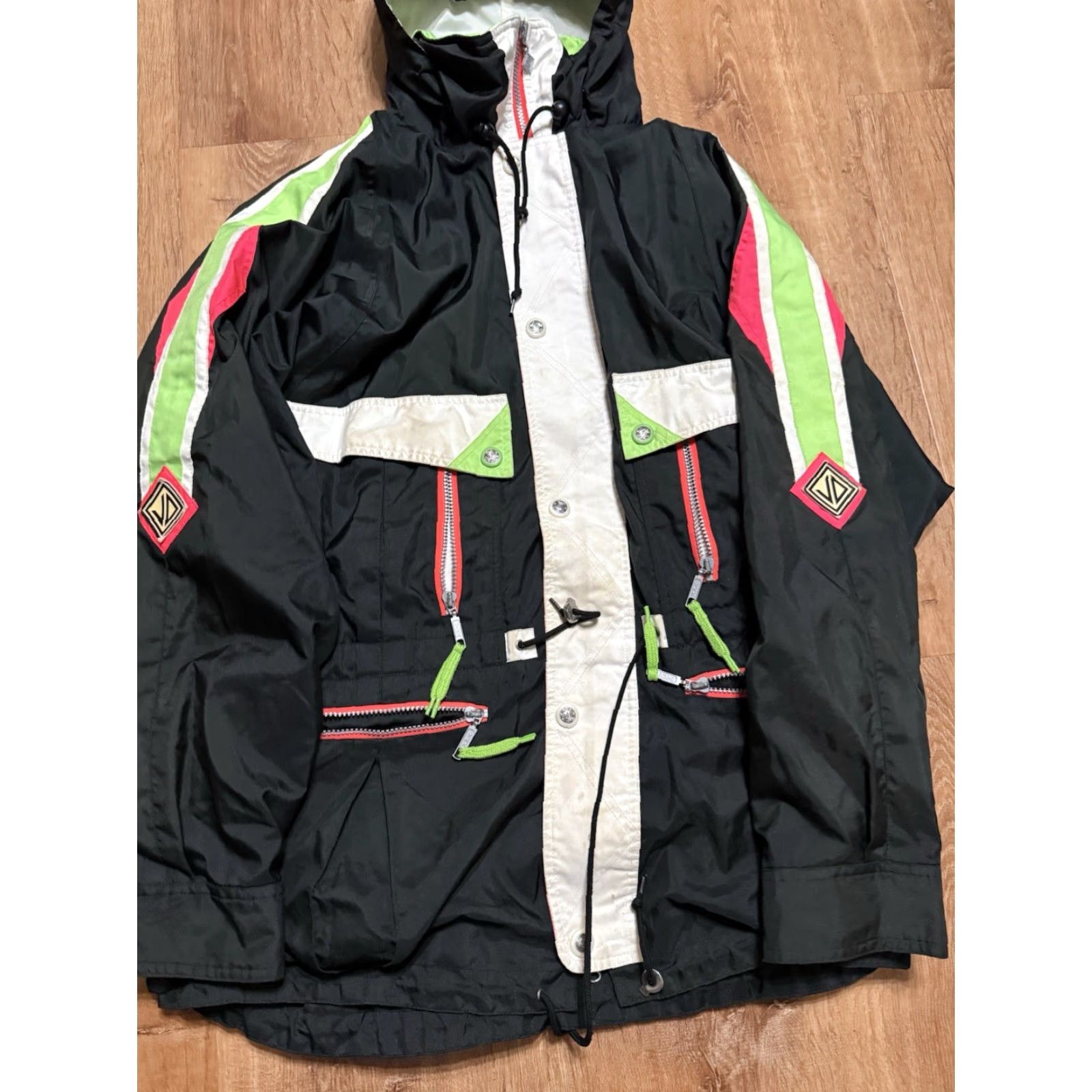Vintage VINTAGE Valley Sun Valley Ski Jacket Men XL Black Distressed Parka Skiing Men Size US XL / EU 56 / 4 - 4 Thumbnail