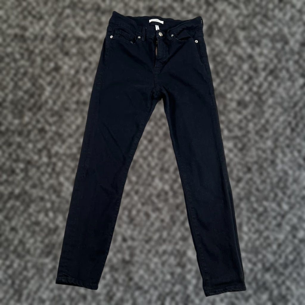 Good American Good American Jeans Women Skinny Black 4 28W 26Inseam Denim 5-Pocket Size 27" / US 4 / IT 40 - 1 Thumbnail