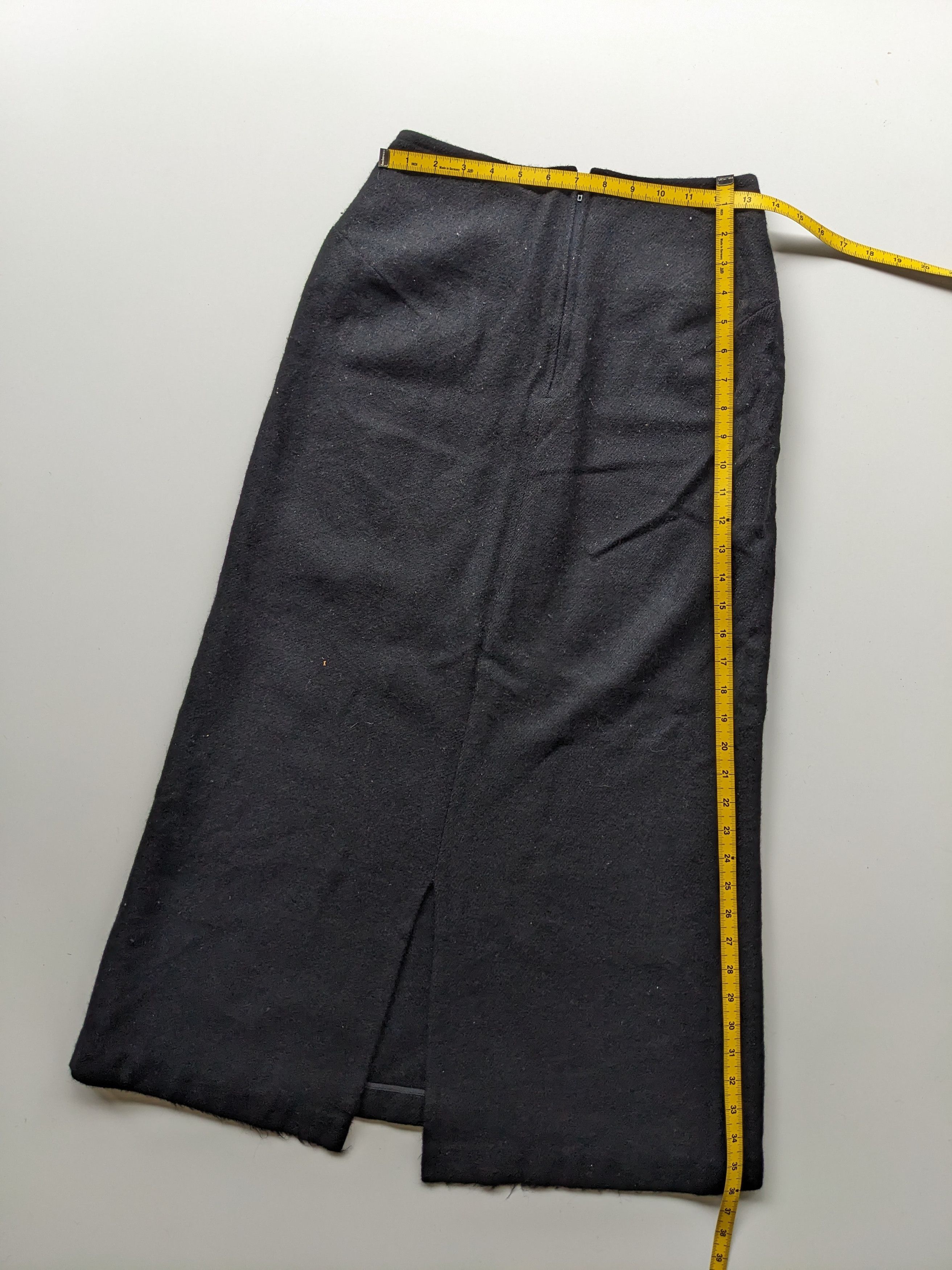 Y's × Yohji Yamamoto Vintage Y's Yohji Yamamoto laine wool skirt Size 27" / US 4 / IT 40 - 5 Thumbnail