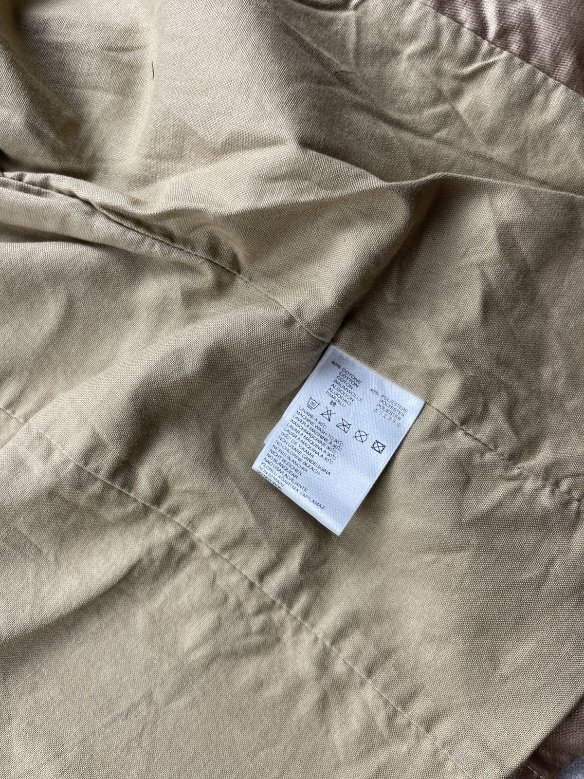 Diesel × Vintage Diesel Embroidered Satin Blazer Jacket “PAIR” Gold Size L / US 10 / IT 46 - 15 Thumbnail