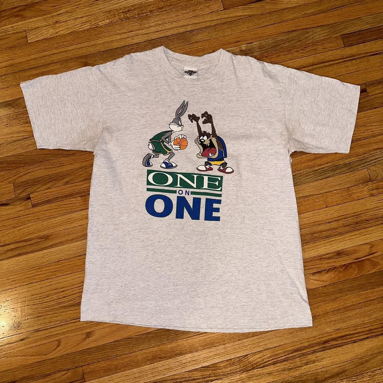 Acme Clothing Vintage 1991 Bugs vs Taz One on One Acme Clothing T-Shirt Size US XL / EU 56 / 4 - 1 Thumbnail