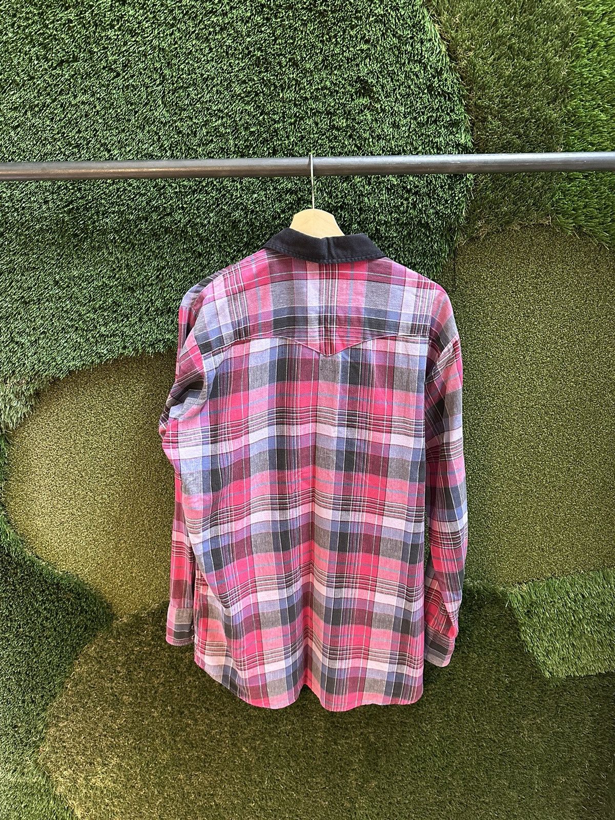 Vintage Vintage 1980s Western Craft Snap-up Plaid Shirt Size XL Size US XL / EU 56 / 4 - 2 Thumbnail