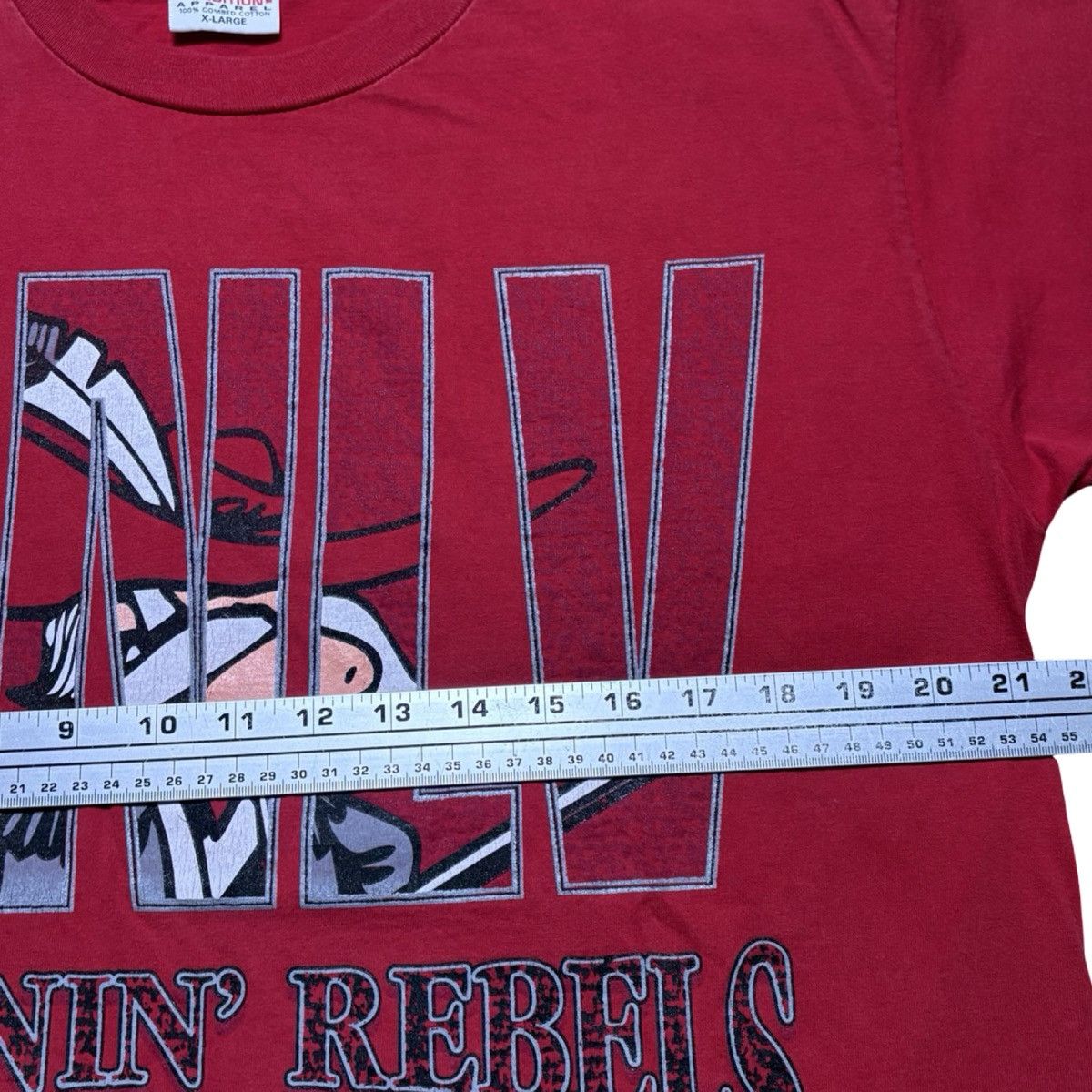 Other Vintage 90s UNLV Rebels Graphic T Shirt Red XL Size US XL / EU 56 / 4 - 4 Thumbnail