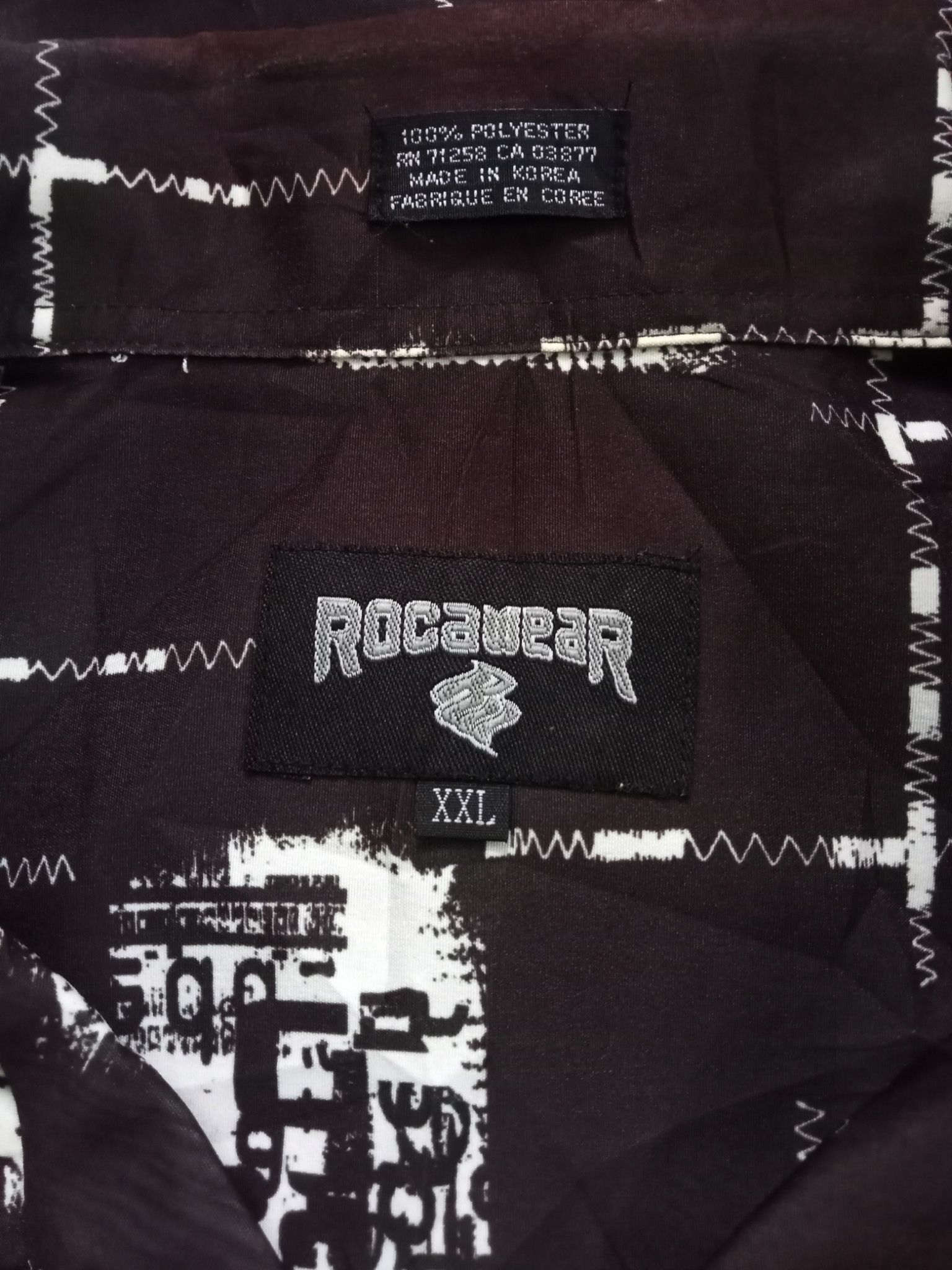 Rocawear Rocawear 00's AOP Short Shirt's x y2k x vintage x Streetwear Size US XXL / EU 58 / 5 - 2 Thumbnail