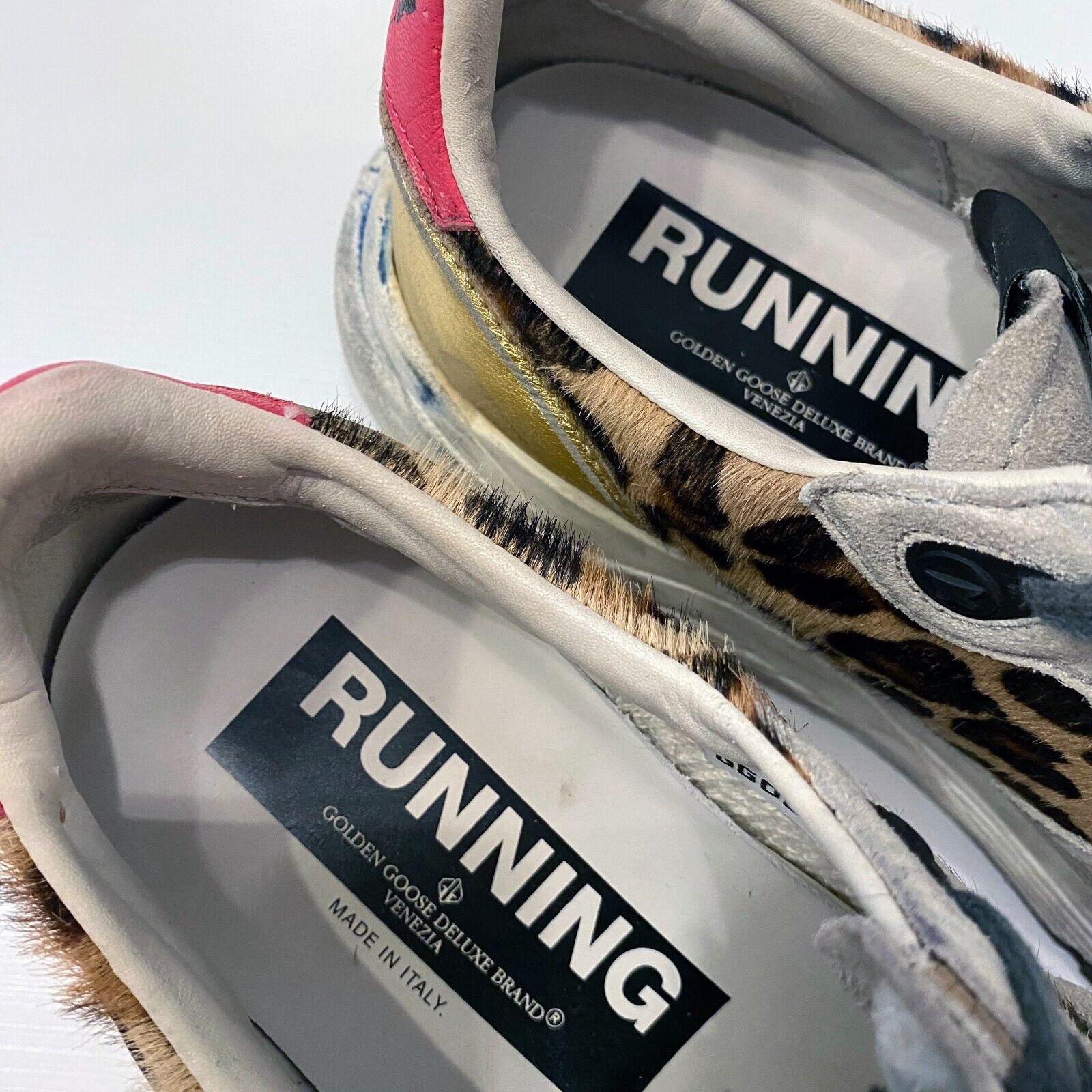 Golden Goose Golden Goose Leopard Calf Sneakers EU Size 38 US Size 7 7.5 Size US 7 / IT 37 - 11 Thumbnail