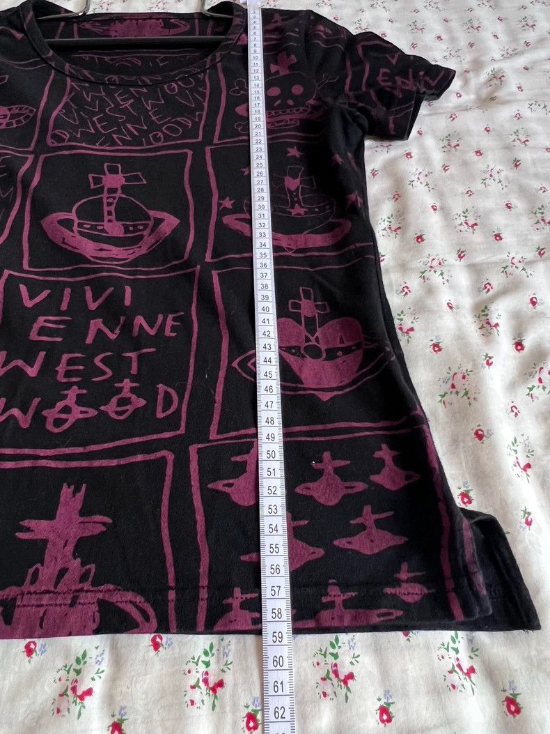 Vivienne Westwood Vivienne Westwood size3 Printed logo, black cotton T-shirt Size M / US 6-8 / IT 42-44 - 5 Thumbnail