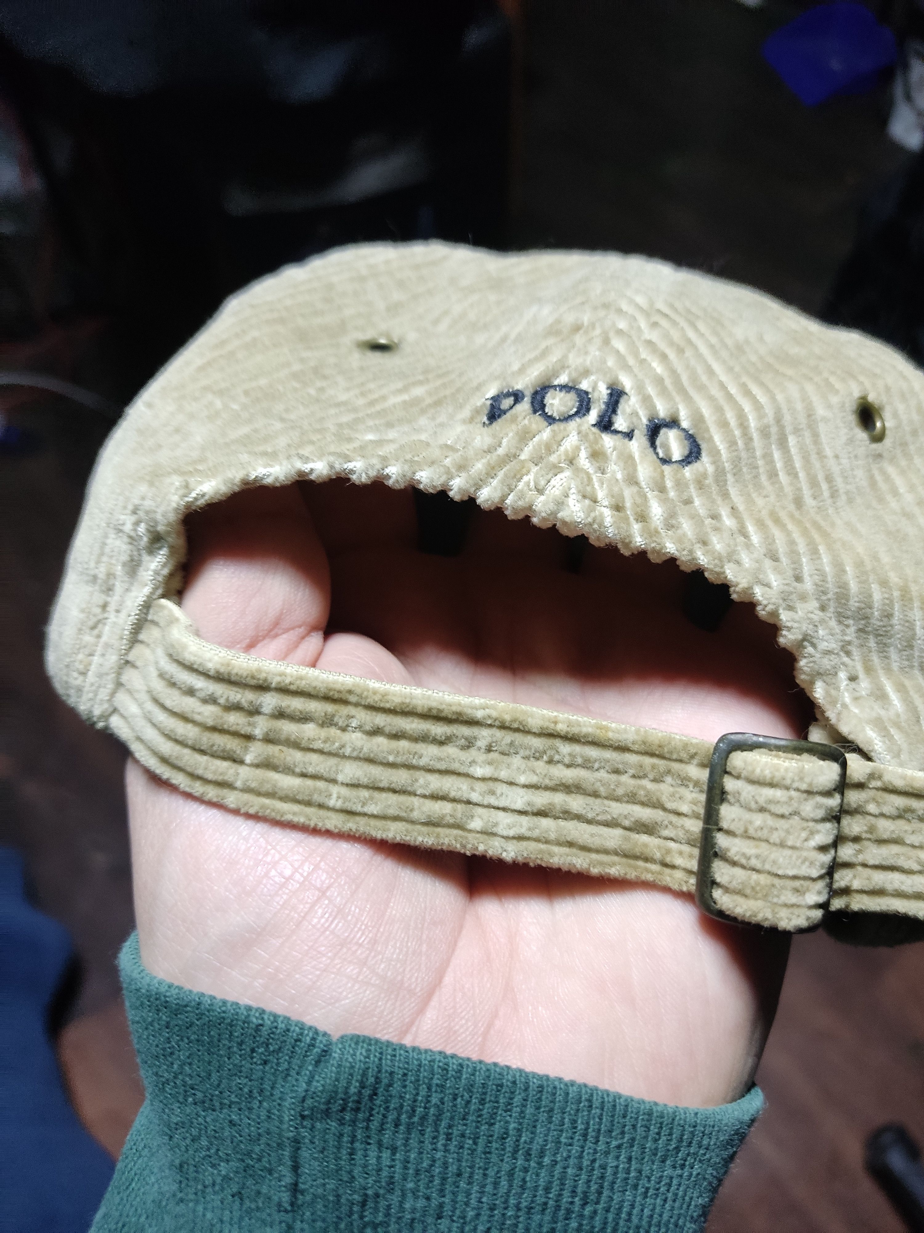 Polo Ralph Lauren Hat polo bear vintage 90s beige Size ONE SIZE - 7 Thumbnail