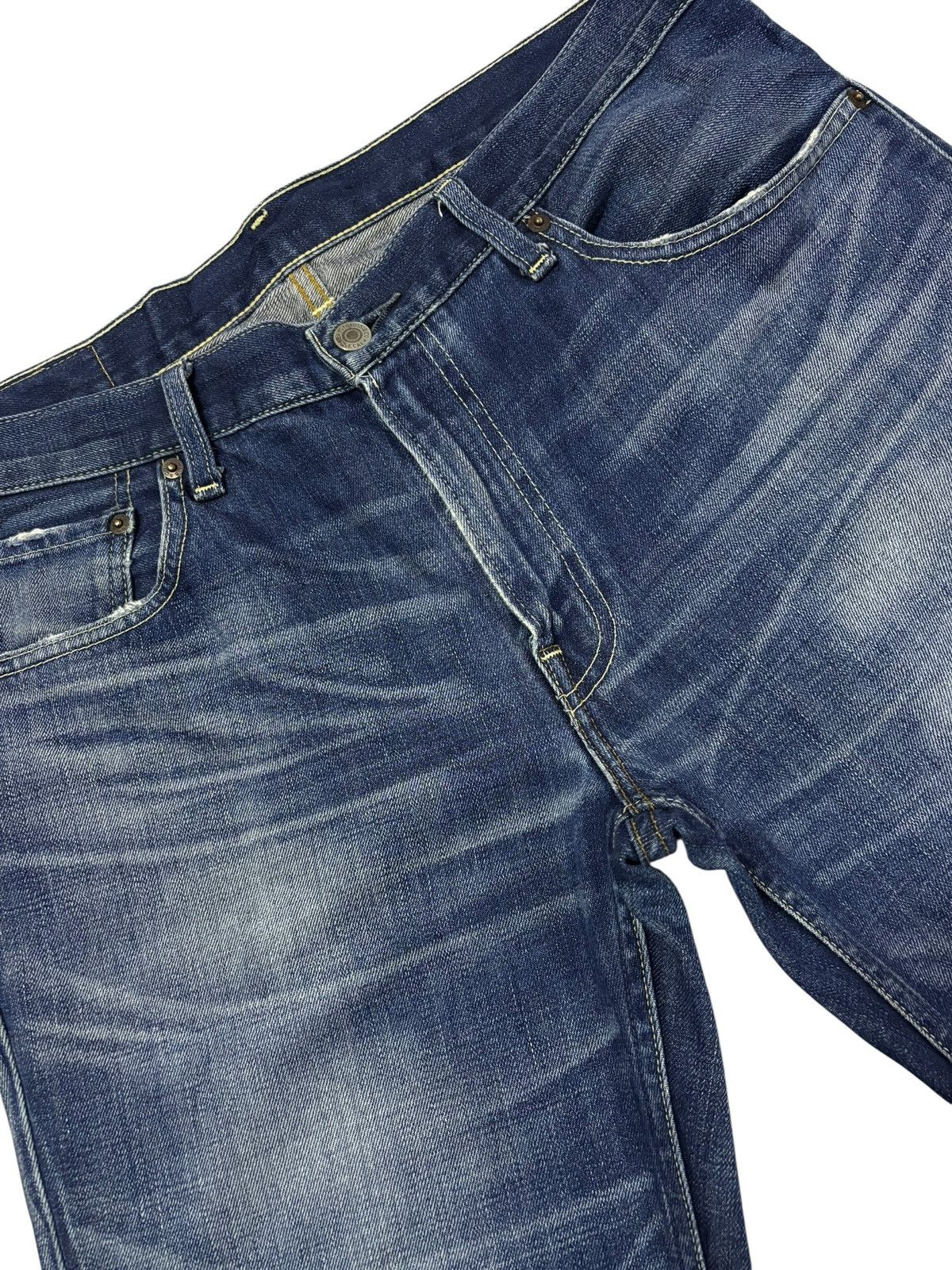 Levi's Vtg 90s Levis 502 Distressed Jeans Size US 34 / EU 50 - 4 Thumbnail