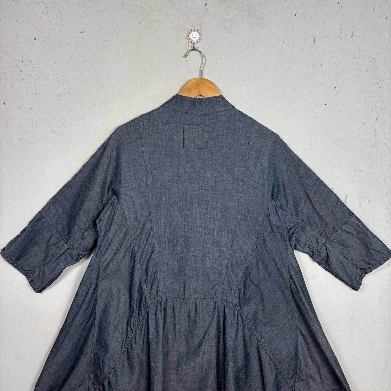 Marithe + Francois Girbaud Girbaud Archive Denim Tunic Frog Closure Jacket M 90s Size M / US 6-8 / IT 42-44 - 4 Thumbnail