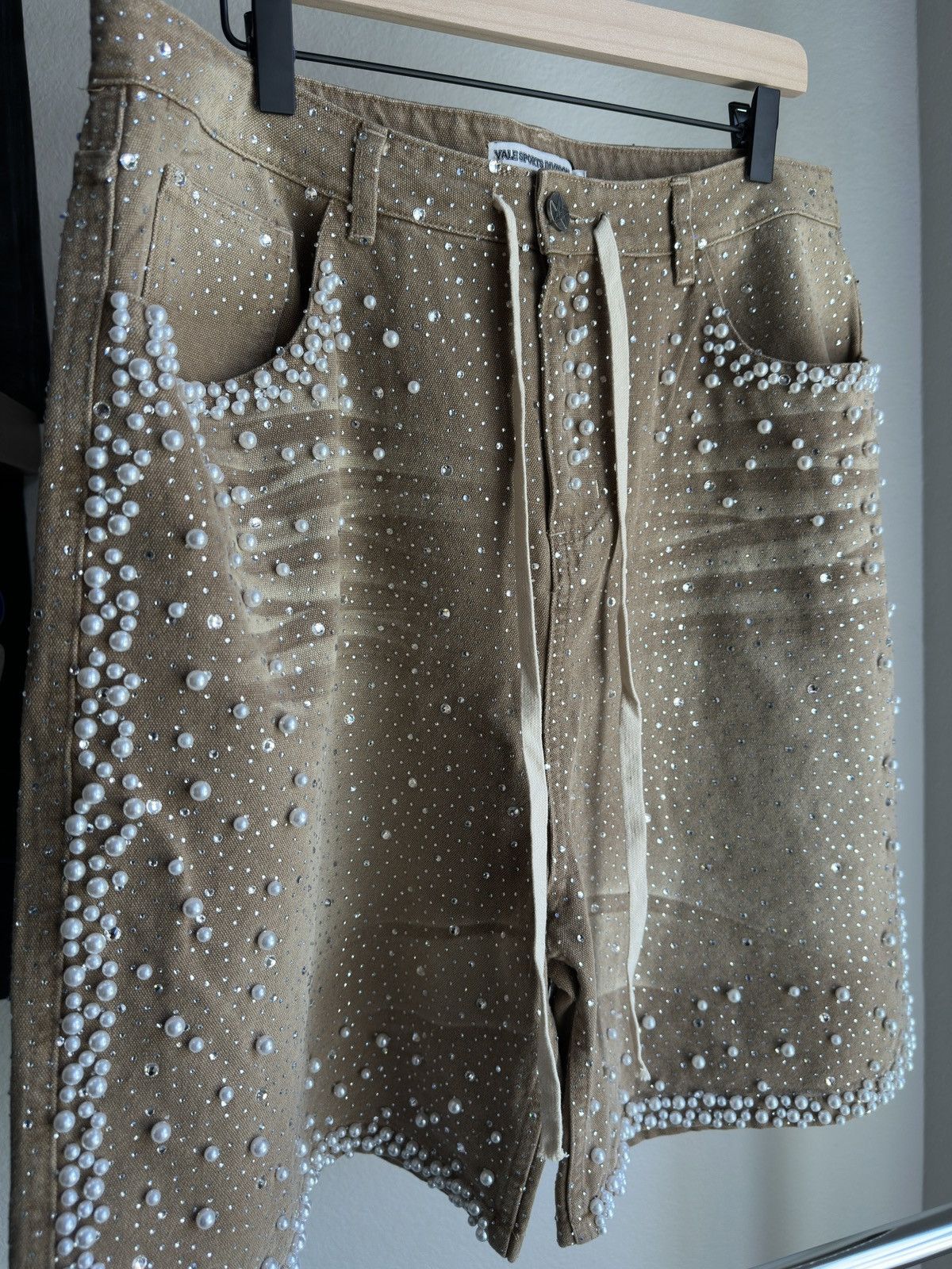 Vale Sandstorm Crystal Jorts Beige Size US 34 / EU 50 - 3 Thumbnail
