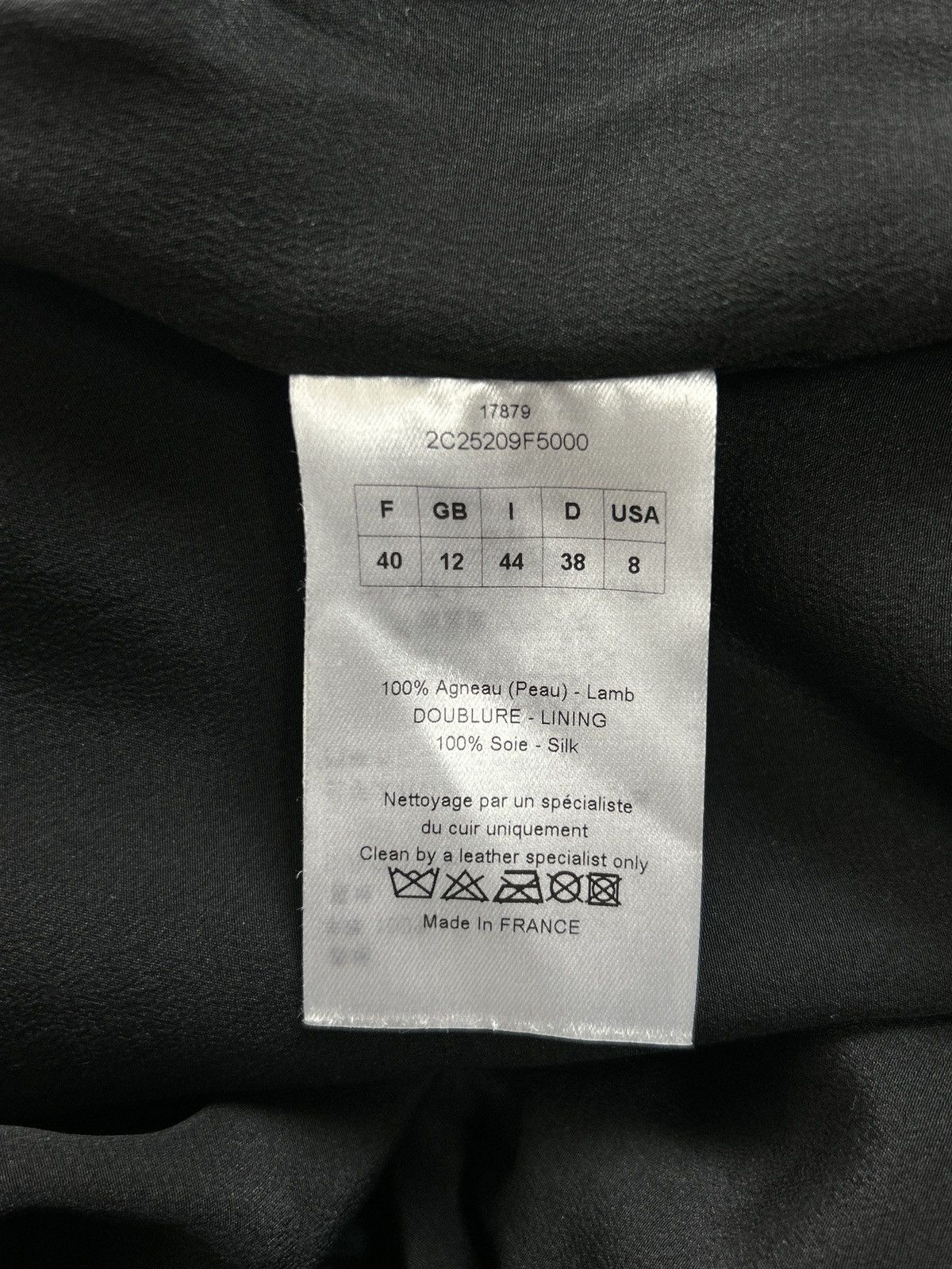 Dior Christian Dior Lambskin Leather Jacket Size M / US 6-8 / IT 42-44 - 10 Thumbnail