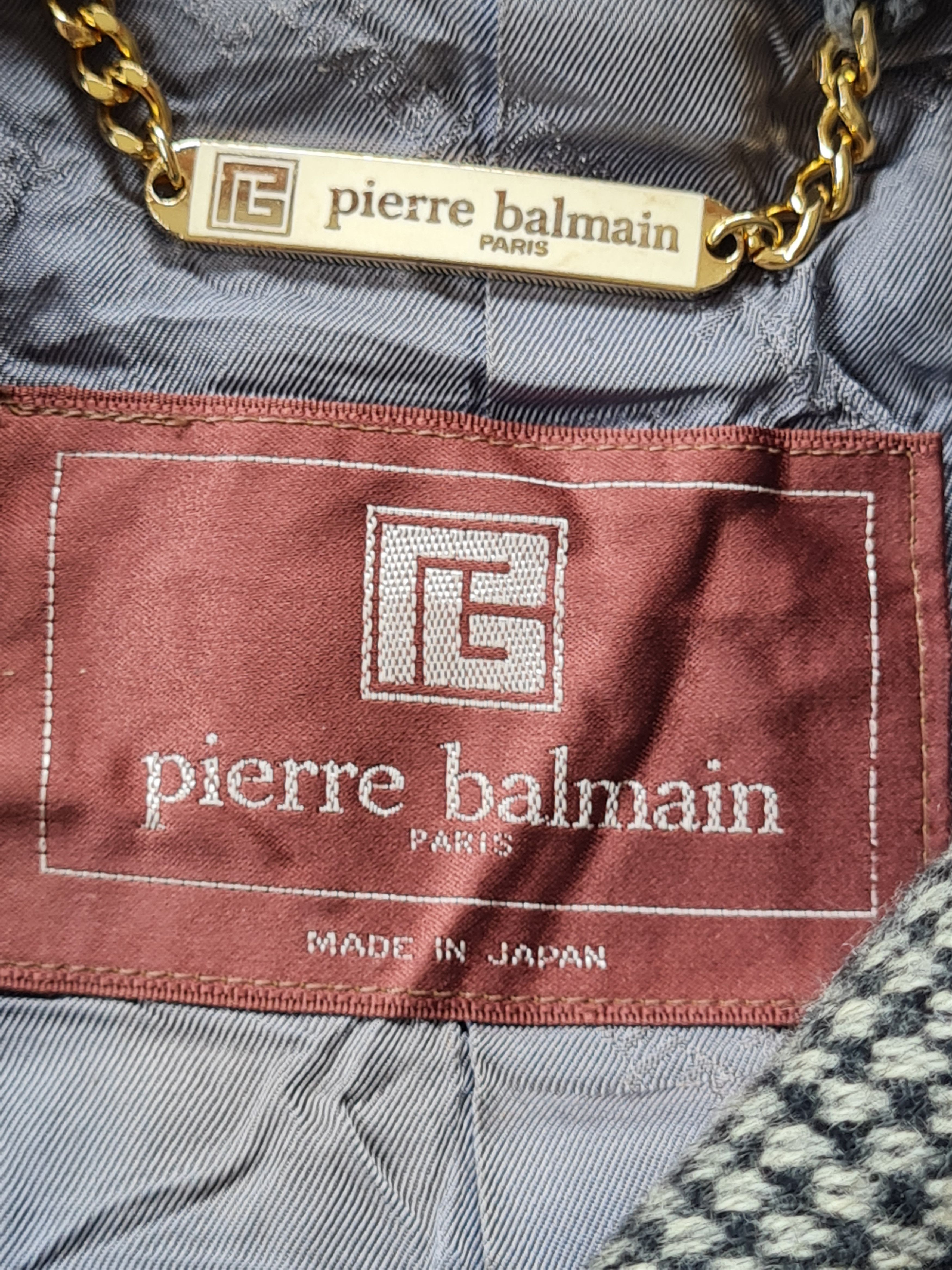 Pierre Balmain × Vintage Vtg Pierre Balmain Wool Long Jacket Size US M / EU 48-50 / 2 - 7 Thumbnail