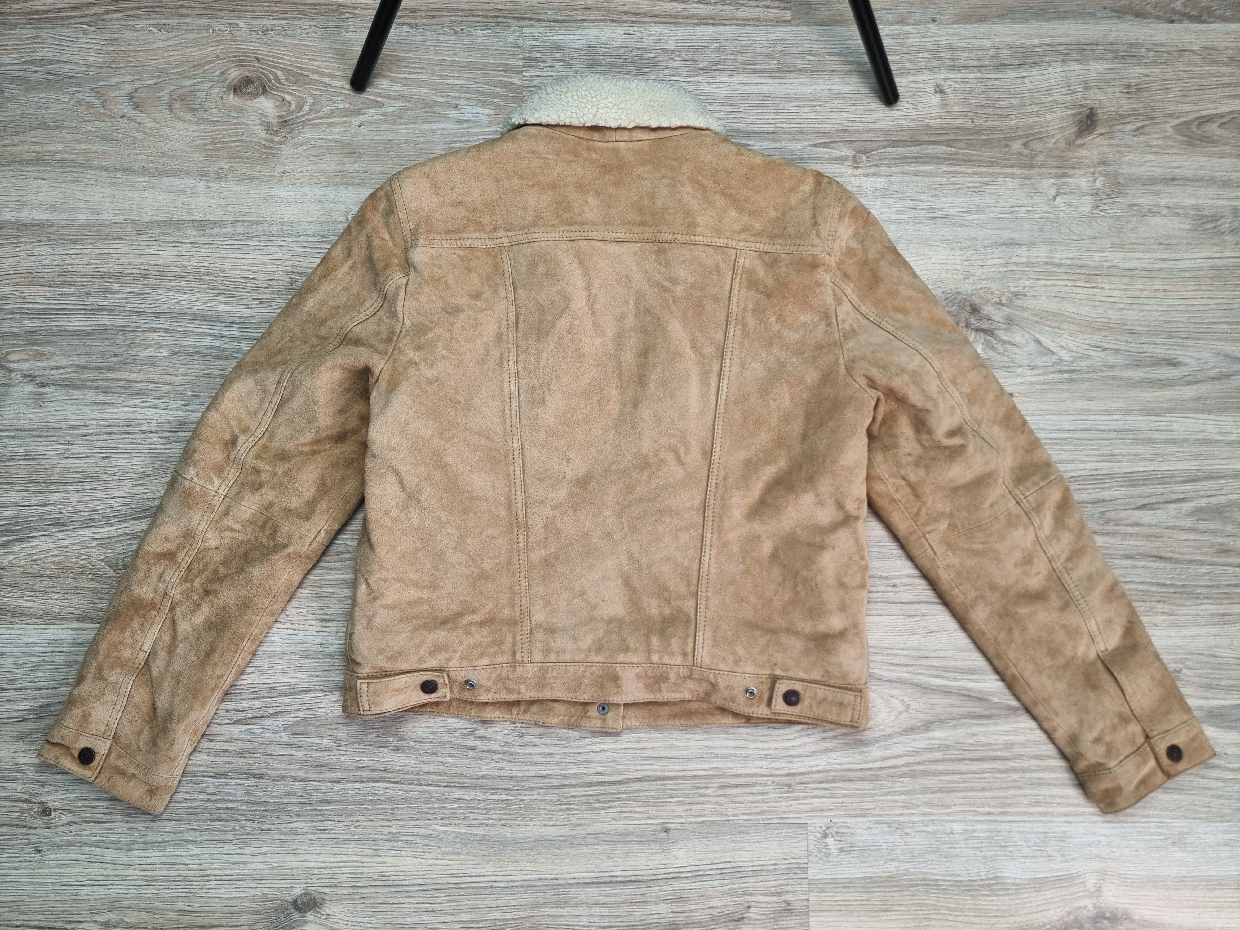 Levis type 3 goat leather jacket