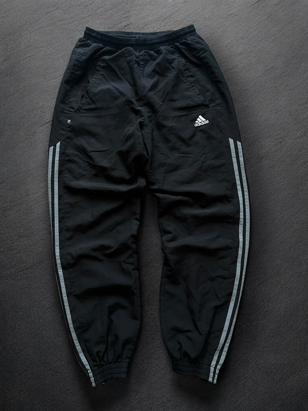 Adidas × Vintage Vintage Y2K Adidas Nylon Parachute Pants Drill Size US 32 / EU 48 - 1 Thumbnail