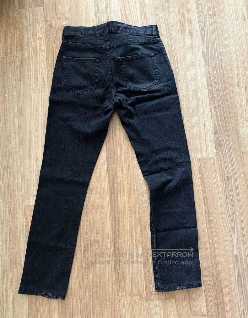 Yves Saint Laurent YSL D02 Classic Black Denim Jeans. Size US 26 / EU 42 - 4 Thumbnail