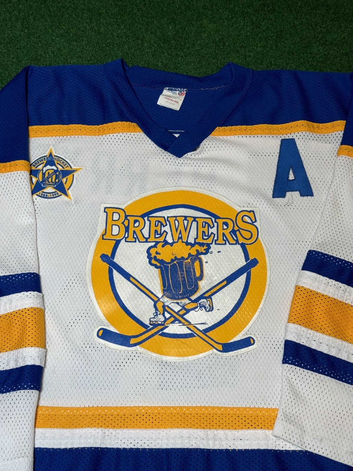 Ccm × Vintage Vintage 90s Brewers Ice Hockey Beer Sabres Mens XXL Jersey Size US XXL / EU 58 / 5 - 2 Thumbnail