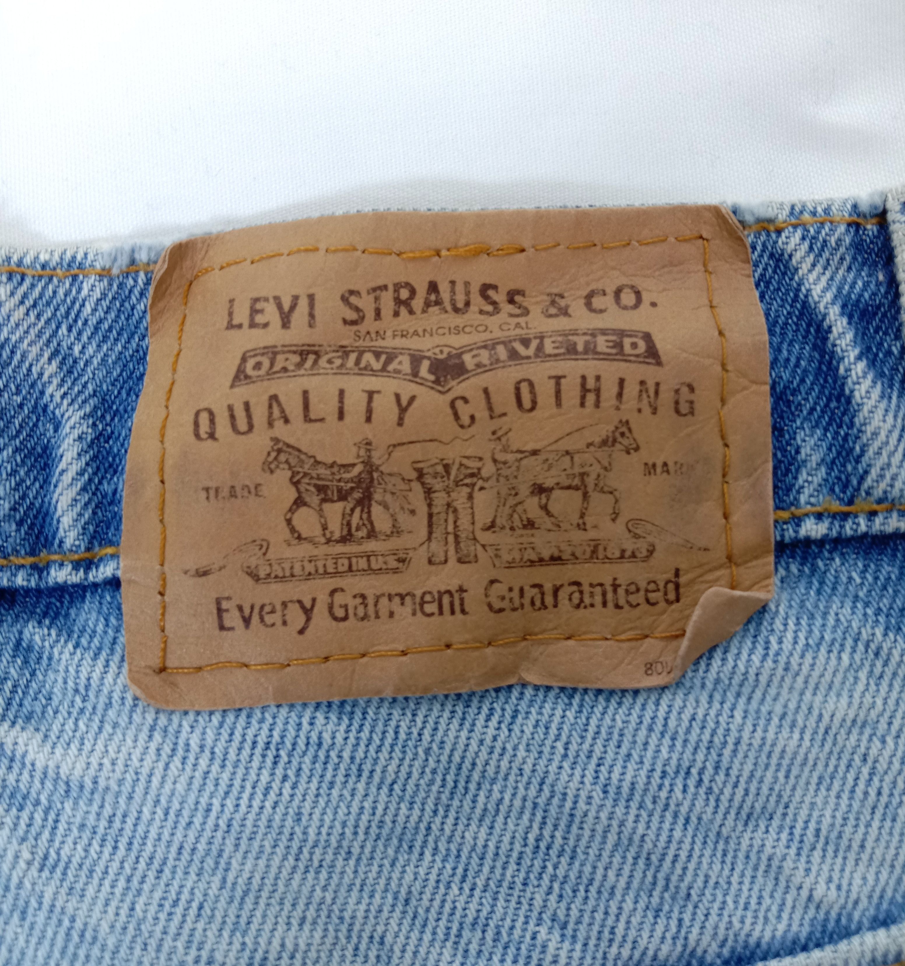 Levi's Vintage 90s Levi's 506 Orange Tab Jeans Light Wash Denim Size US 36 / EU 52 - 14 Thumbnail