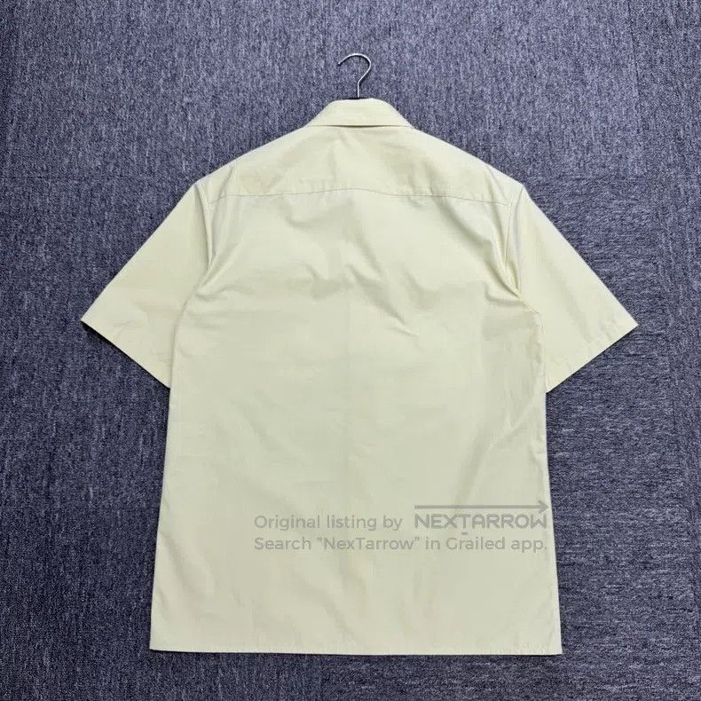 Jil Sander Jil Sander size 39 Solid Color Short Sleeve Shirt Size US M / EU 48-50 / 2 - 2 Thumbnail