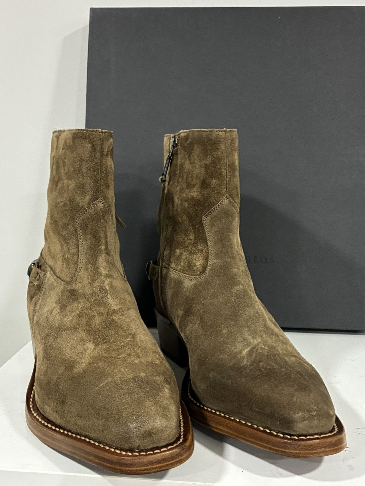 John Varvatos Walker Bit Boot Size 9.5 EU 42.5 Size US 9.5 / EU 42-43 - 9 Thumbnail