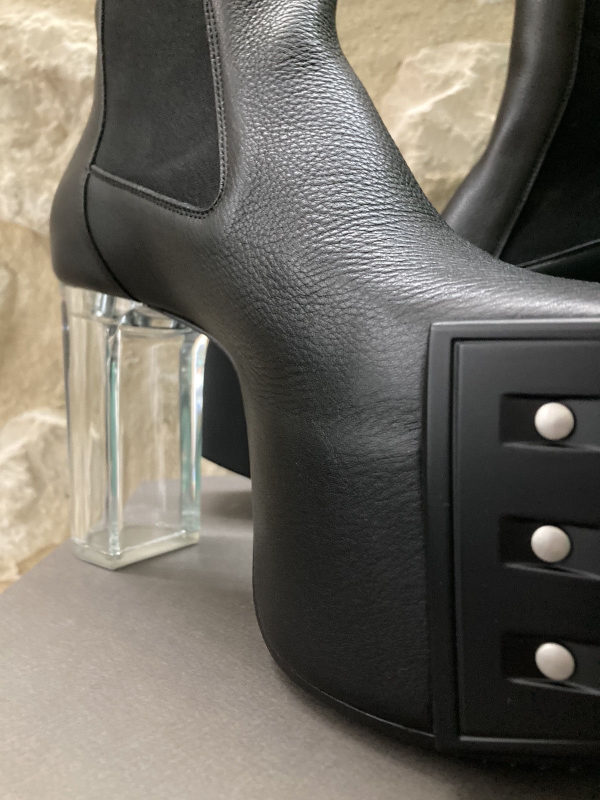 Rick Owens NEVER WORN/ Rick Owens Beveled Platform Boots Size US 9 / EU 42 - 6 Thumbnail