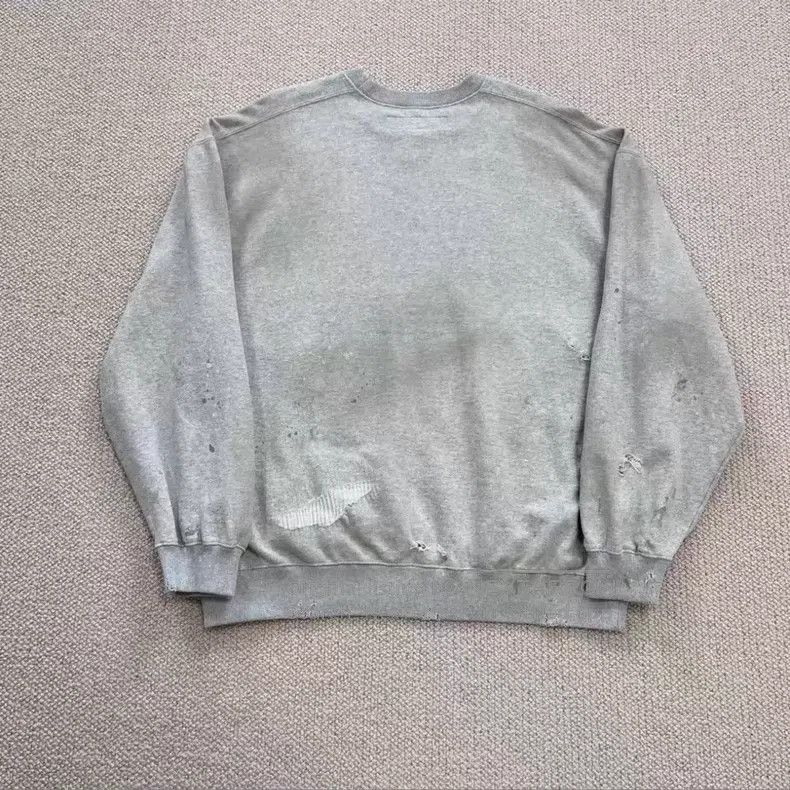 Neighborhood Neighborhood Destroyed Washed Patch Crewneck Sweatshirt Size US L / EU 52-54 / 3 - 6 Thumbnail