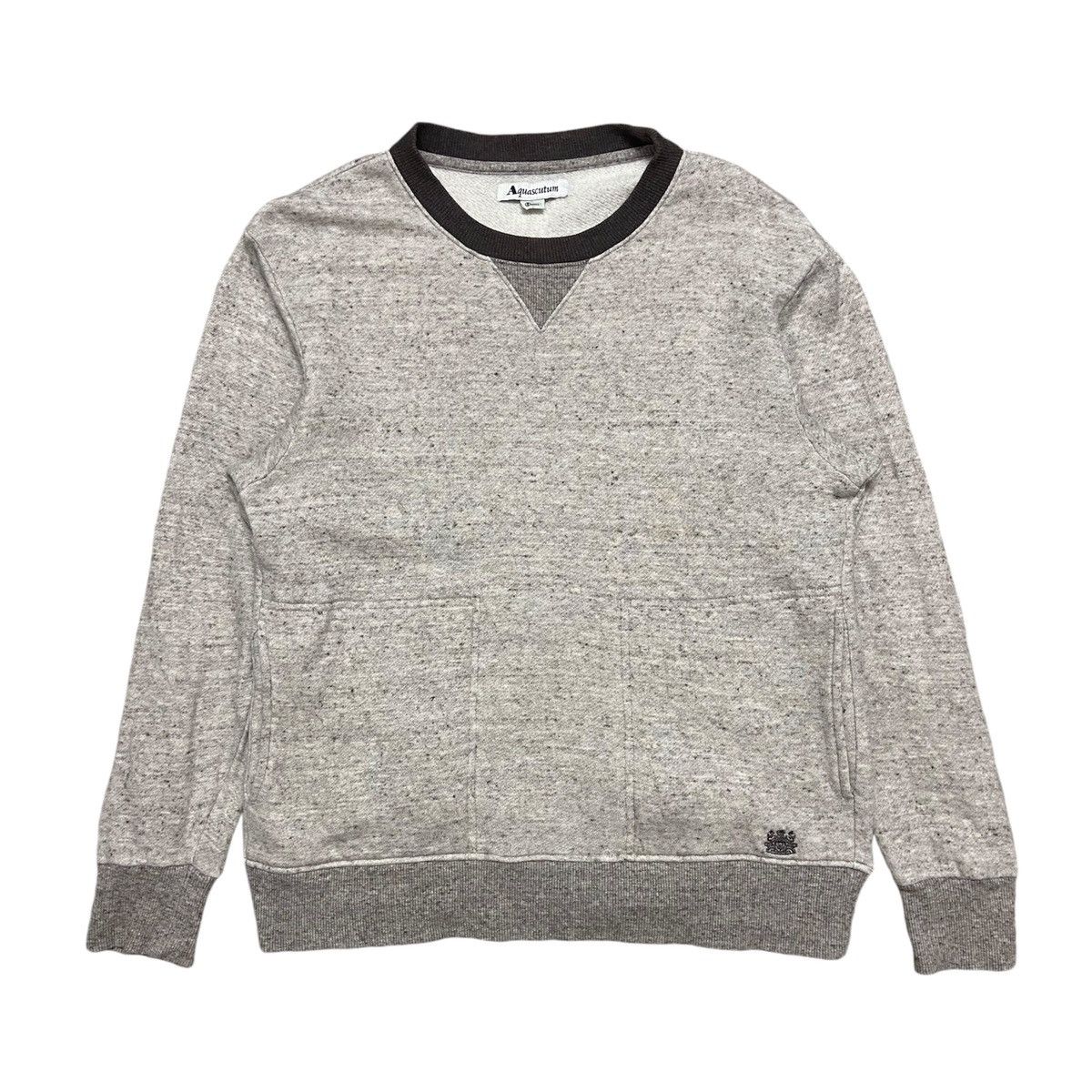 Aquascutum Aquascutum Crewneck Pullover Sweatshirt Size US S / EU 44-46 / 1 - 1 Thumbnail