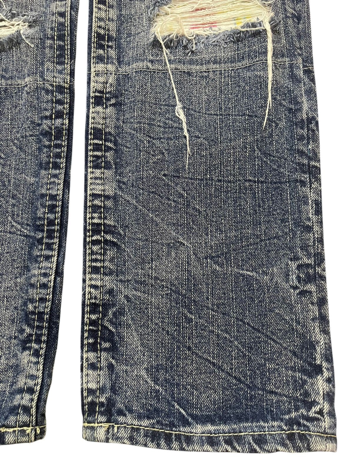 Kapital Vintage Japanese Brand Blue Wash Distressed Style Jeans Size US 28 / EU 44 - 8 Thumbnail
