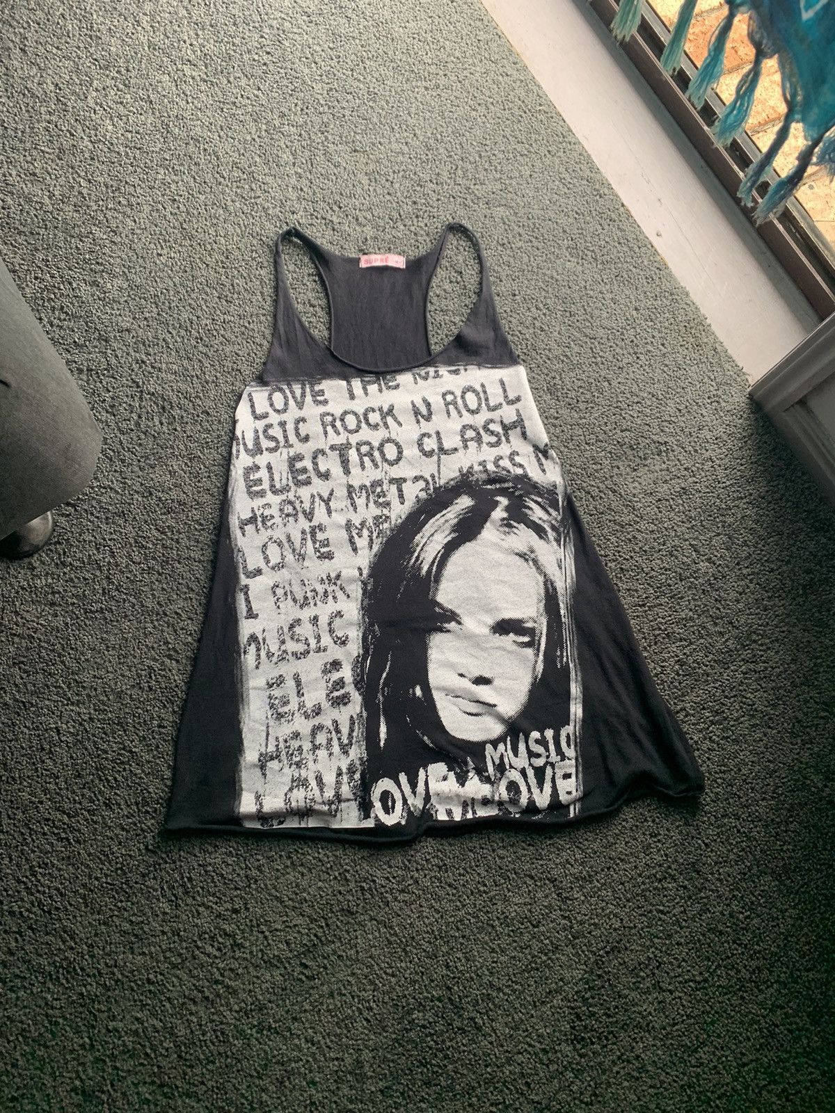 image of Gothboiclique x Hysteric Glamour Music Heaven Shirt in Black, Men's (Size Small)