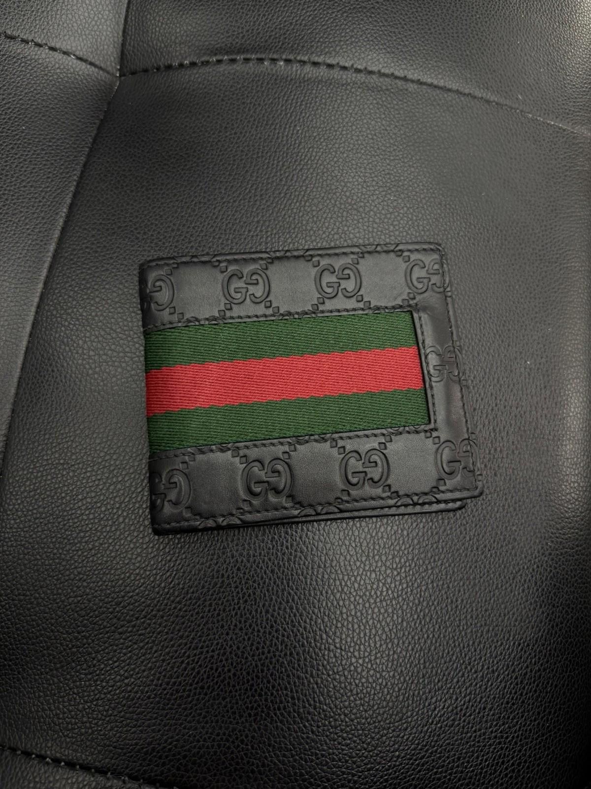 Gucci GUCCI Guccissima Web Compact Wallet Bifold Leather Mens Size ONE SIZE - 2 Thumbnail