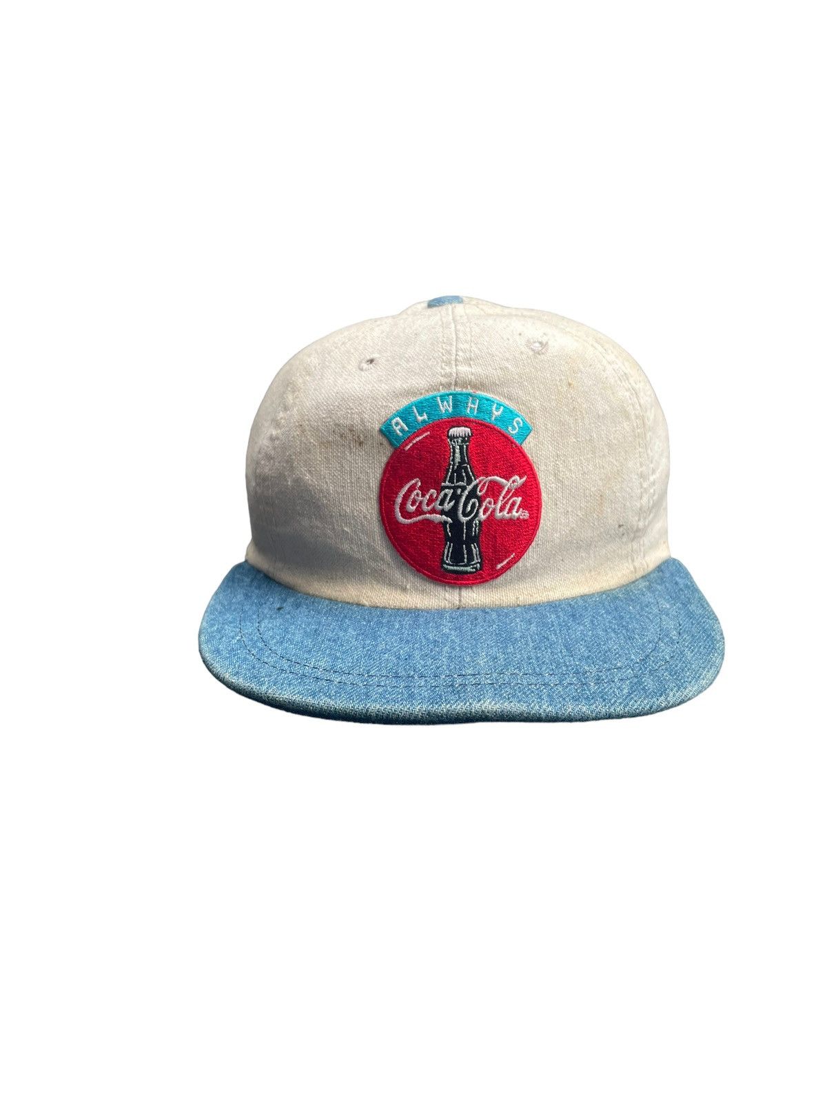Coca Cola × Vintage Vintage Coca Cola Denim Cap Size ONE SIZE - 1 Thumbnail