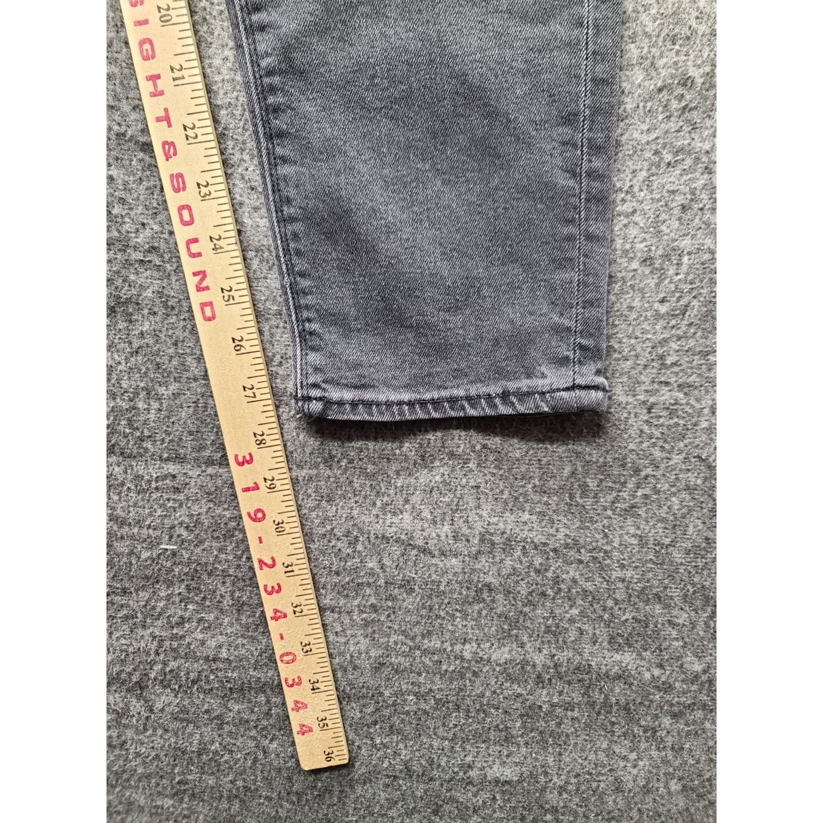 American Eagle Outfitters VINTAGE American Eagle Outfitters Jeans Womens 4 Curvy Mom High Rise Distressed Stretch 90s Grunge Black Denim 5-Pocket Women Mens? Size 27" / US 4 / IT 40 - 7 Thumbnail