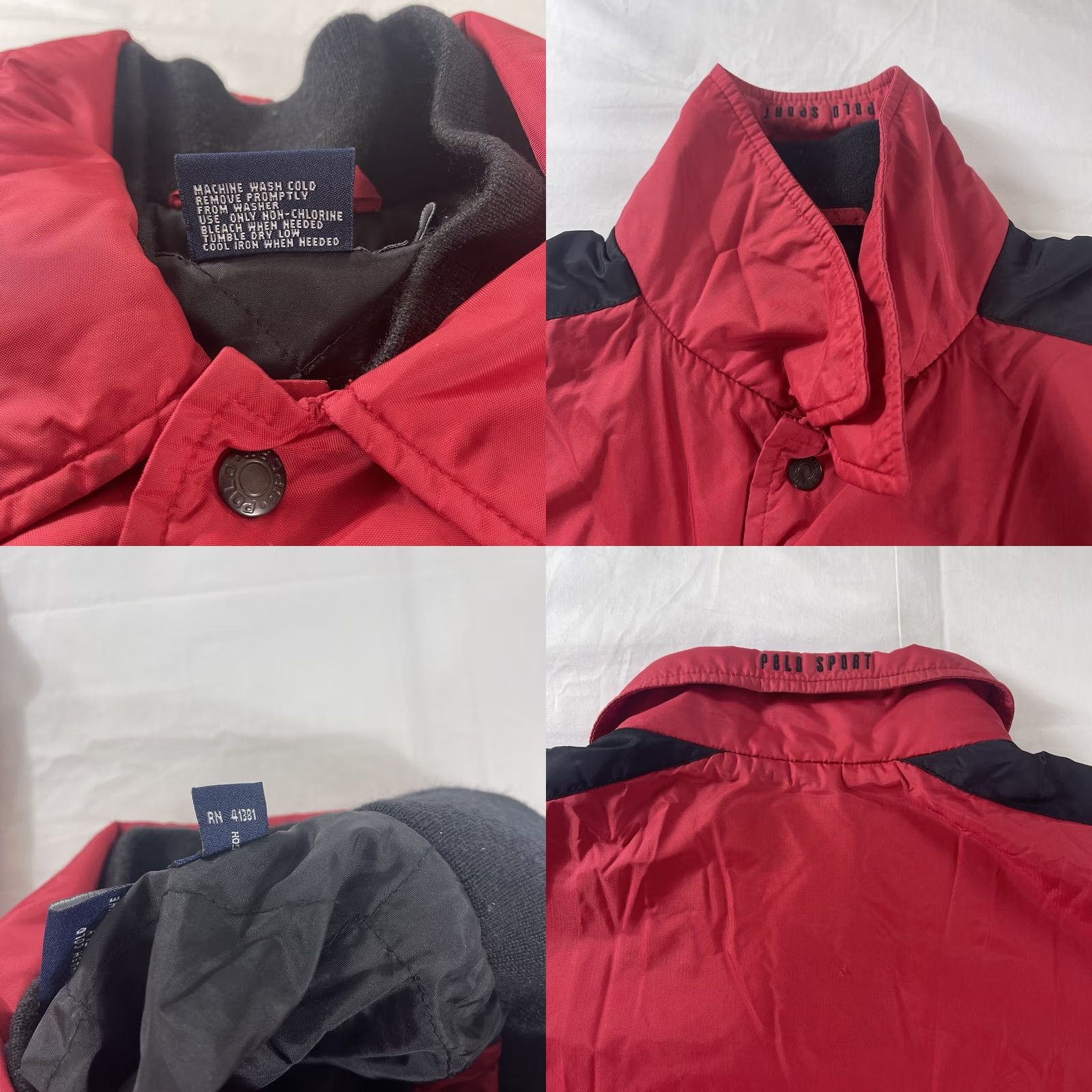 Ralph Lauren VINTAGE Ralph Lauren Polo Sport Windbreaker Jacket Mens L Red Patch Logo 90s Jeans? Size US L / EU 52-54 / 3 - 10 Thumbnail