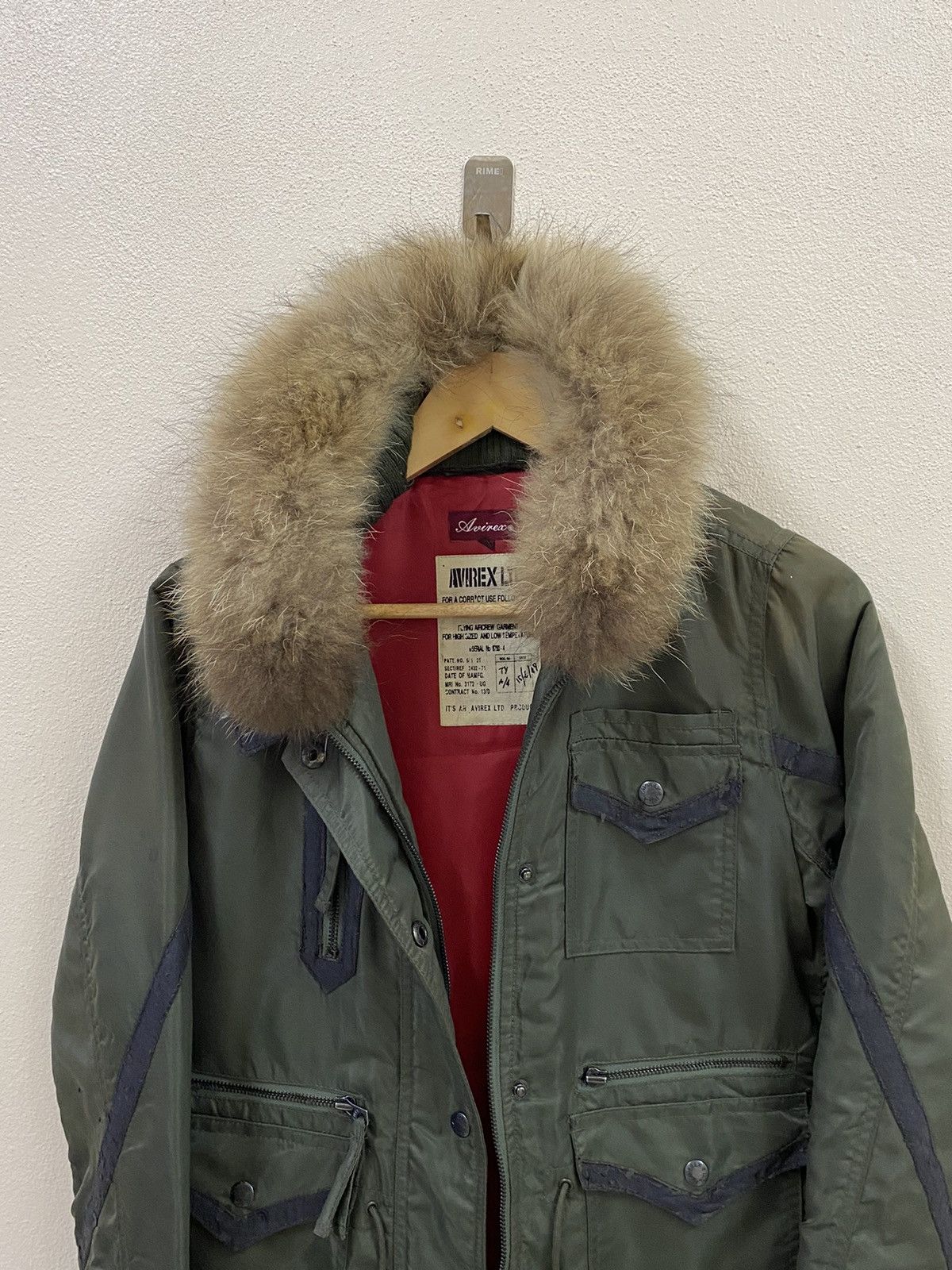 Avirex Vtg Avirex Fur Parka Jacket Size US S / EU 44-46 / 1 - 4 Thumbnail