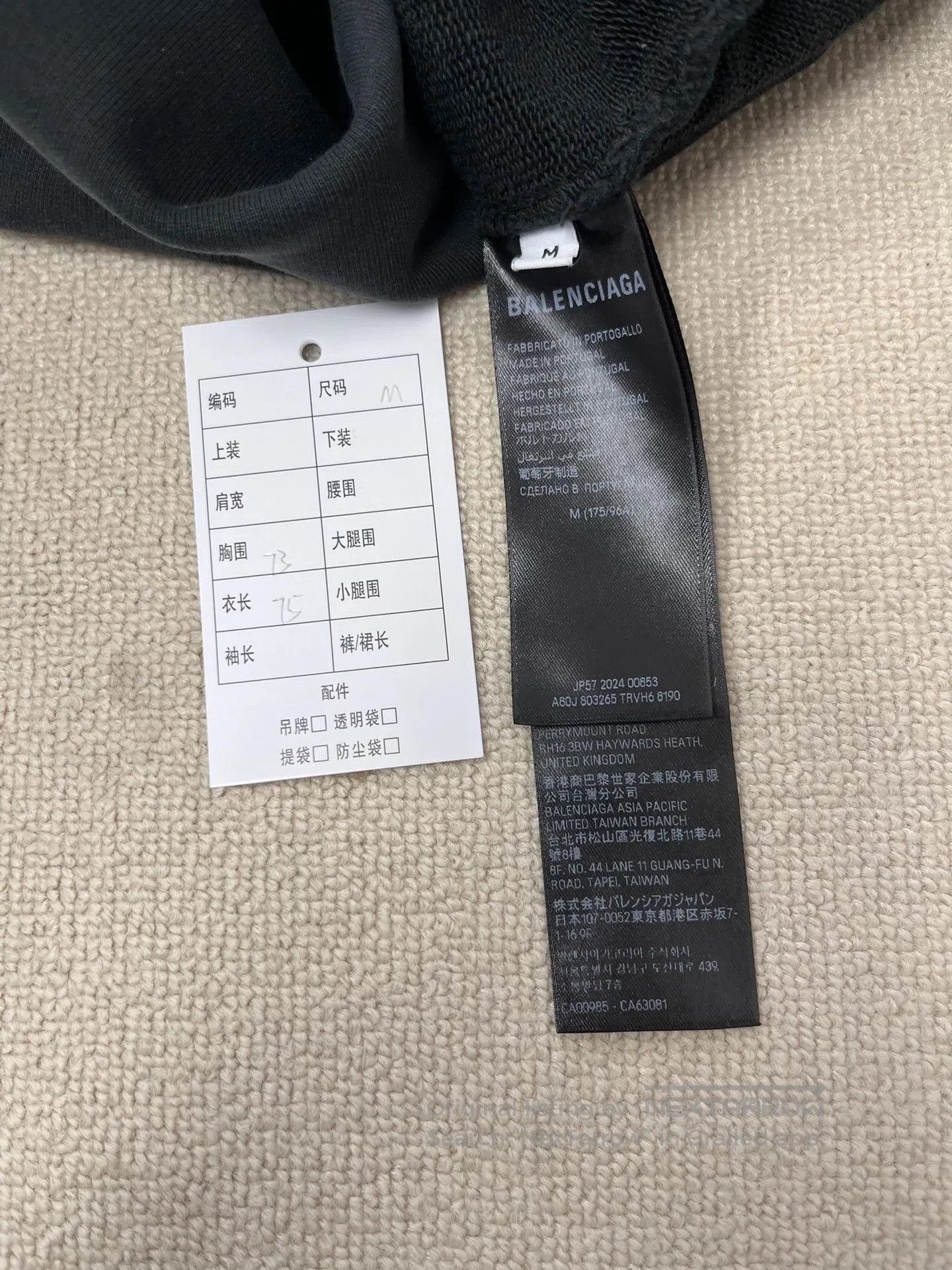 Balenciaga Balenciaga Logo Print Oversized Men's Hoodie. Size US M / EU 48-50 / 2 - 4 Thumbnail