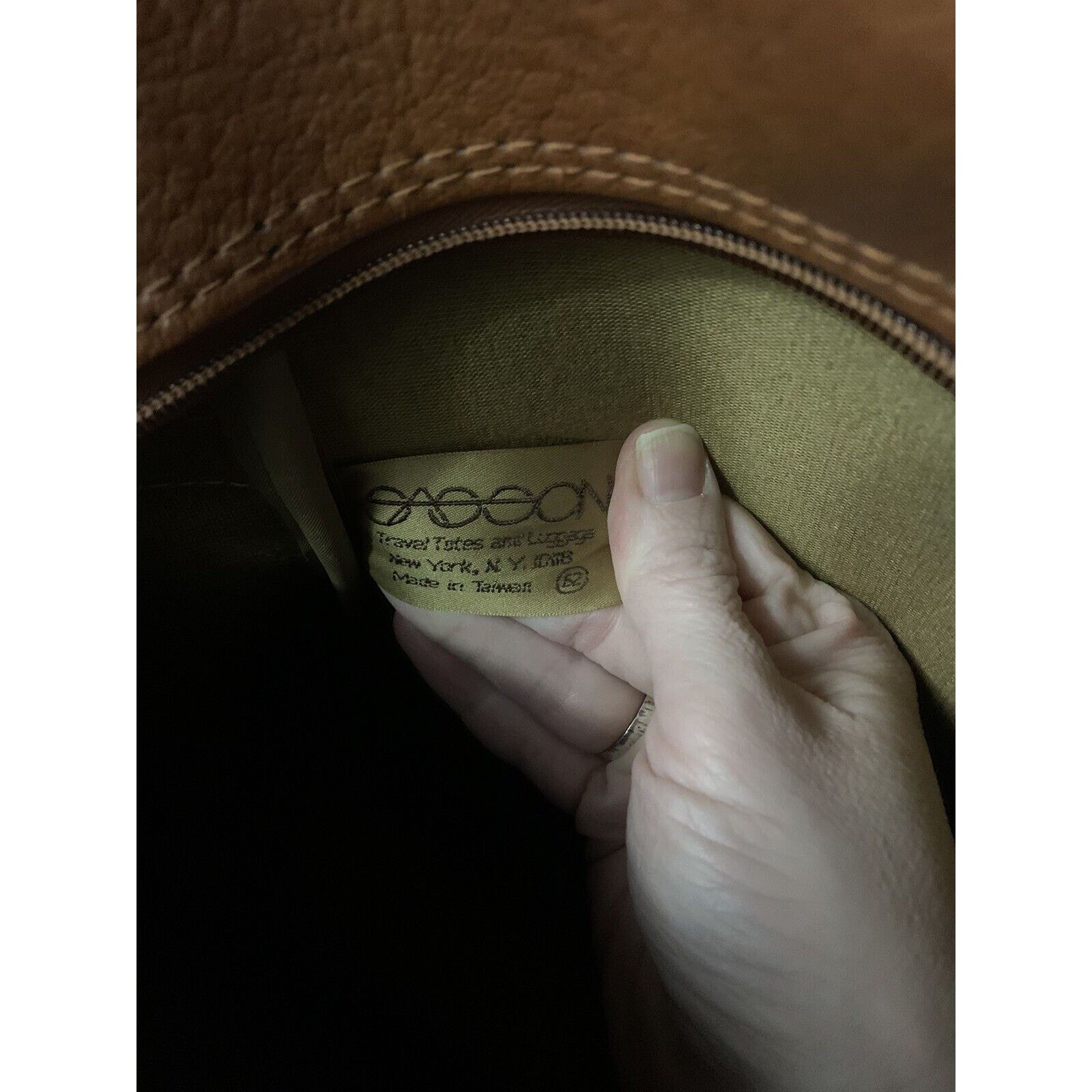 Samsonite Vintage Sasson Travel Luggage Bag Purse Bag Brand Brown Size ONE SIZE - 10 Thumbnail