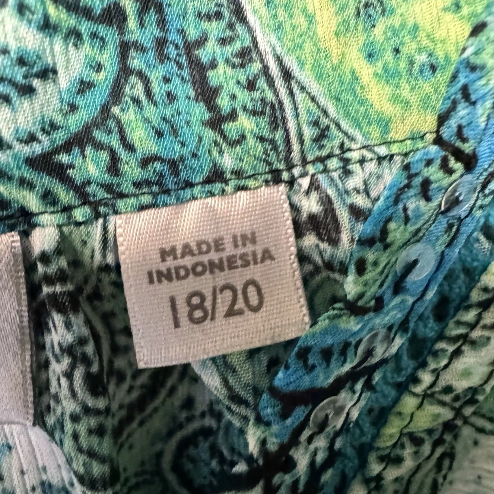 Avenue VINTAGE Avenue Sleeveless Blouse Plus 18-20 Boho Paisley Whimsigoth Victorian Y2K Green Blouse Womens Plus Size Size XXL / US 16-18 / IT 52-54 - 6 Thumbnail