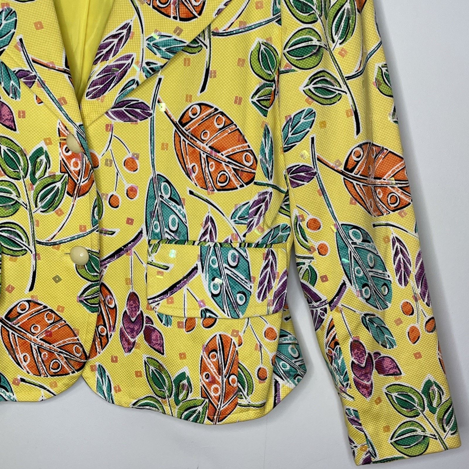 Other REDD Jeans 10 Denim JACKET Button-up Long Sleeves YELLOW Size L / US 10 / IT 46 - 6 Thumbnail