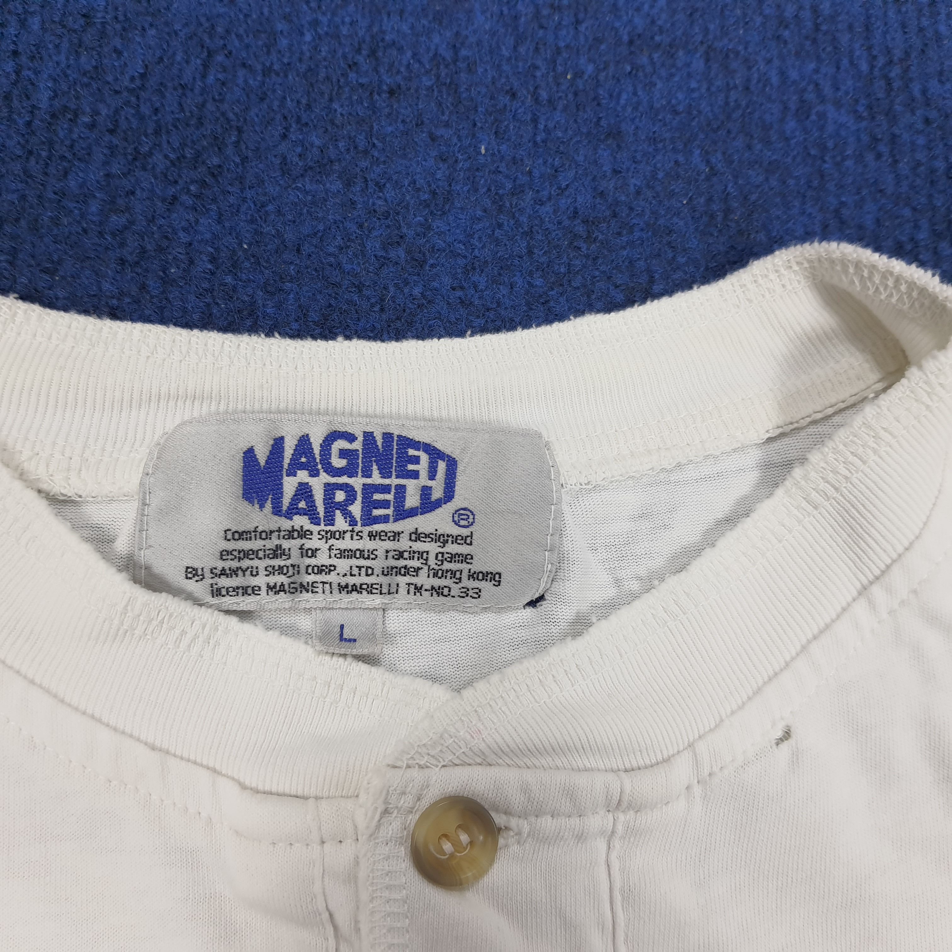 Ferrari × Vintage Vintage Ferrari by Magneti Marelli Motorsports Button Tshirt Size US M / EU 48-50 / 2 - 5 Thumbnail