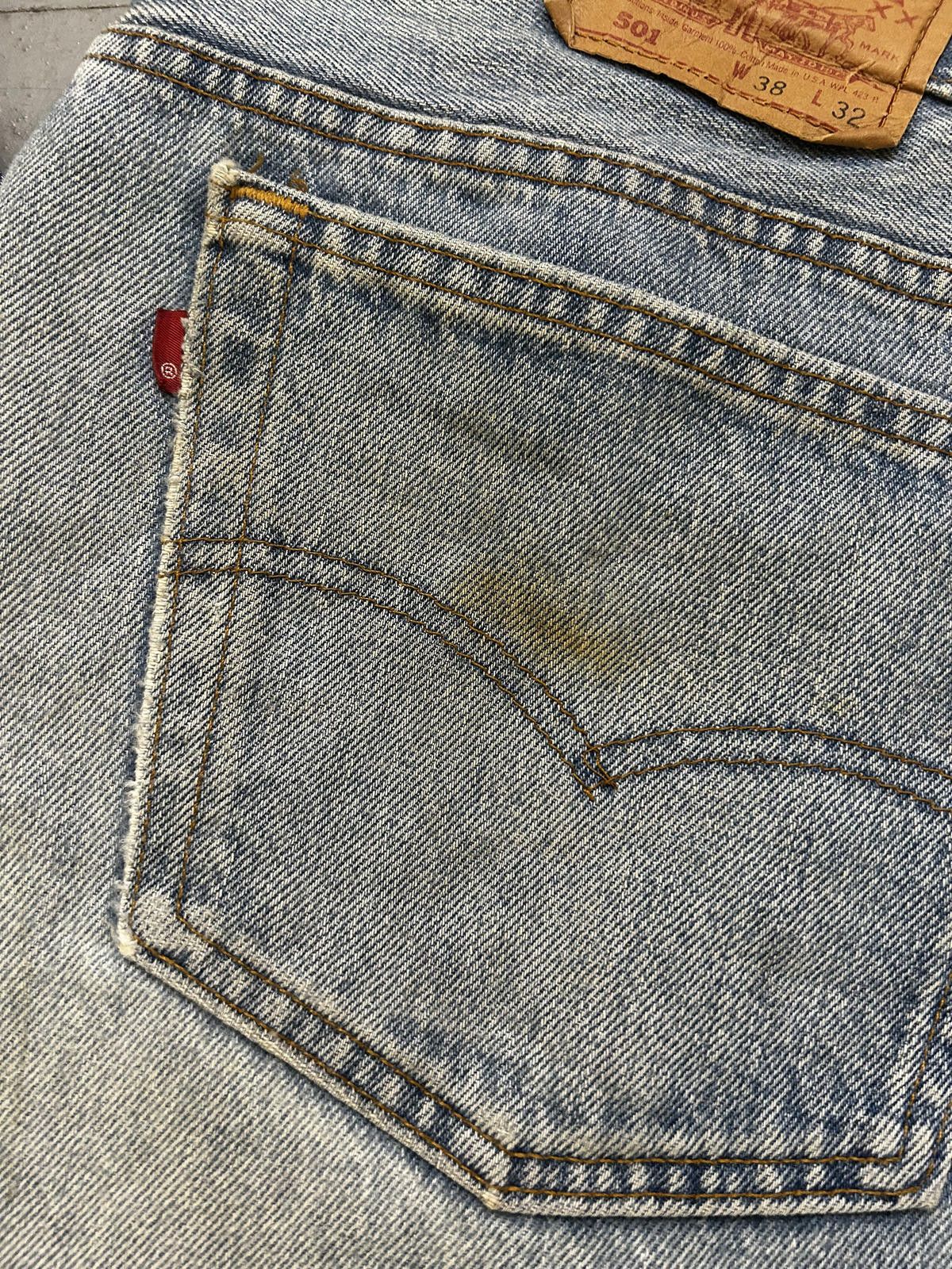 Levi's Vintage Levi's 501 Blue Denim Jeans - W38 L32 Size US 38 / EU 54 - 4 Thumbnail