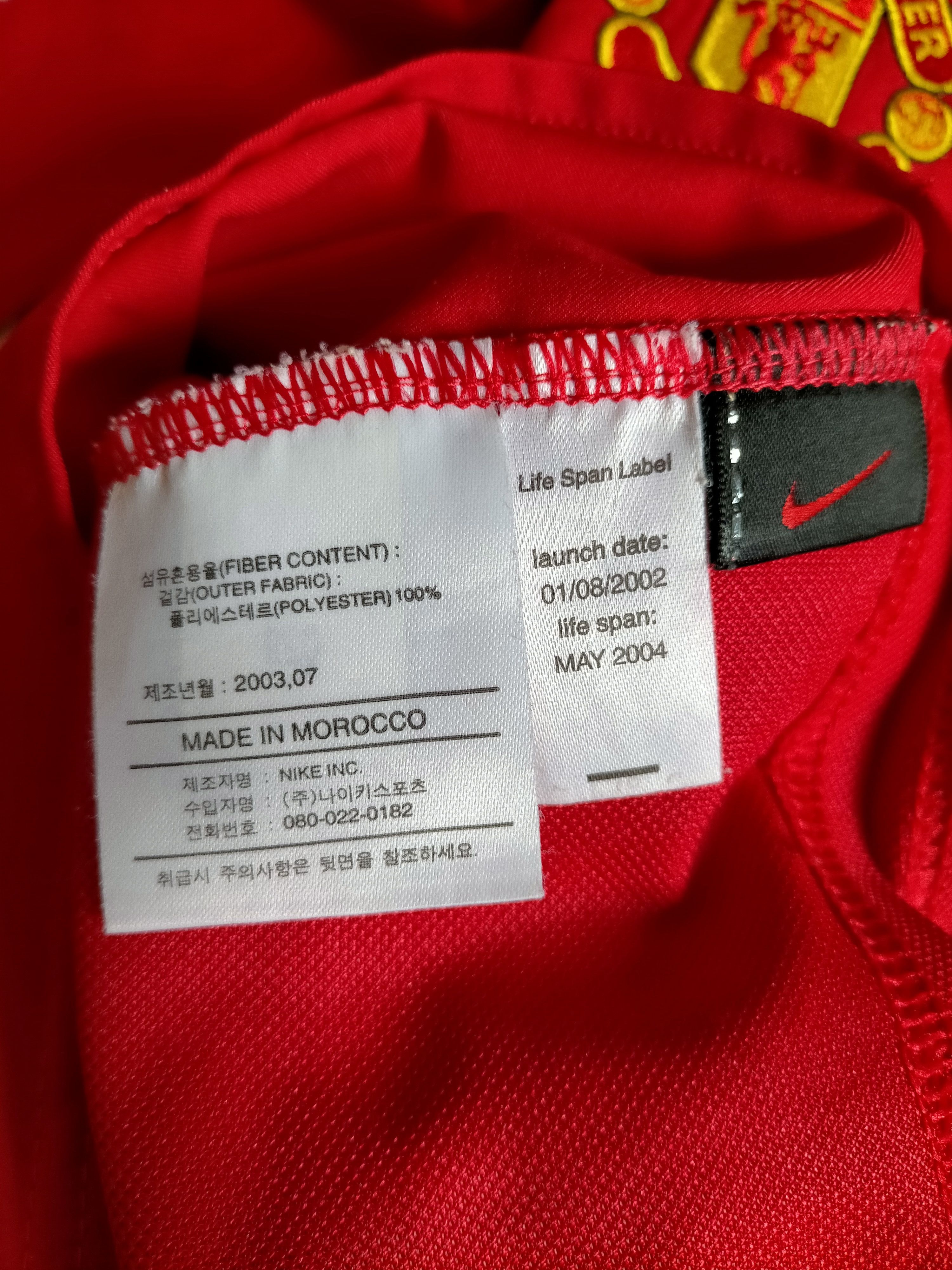 Nike Vintage 2002-2004 Manchester United Jersey Size US S / EU 44-46 / 1 - 15 Thumbnail
