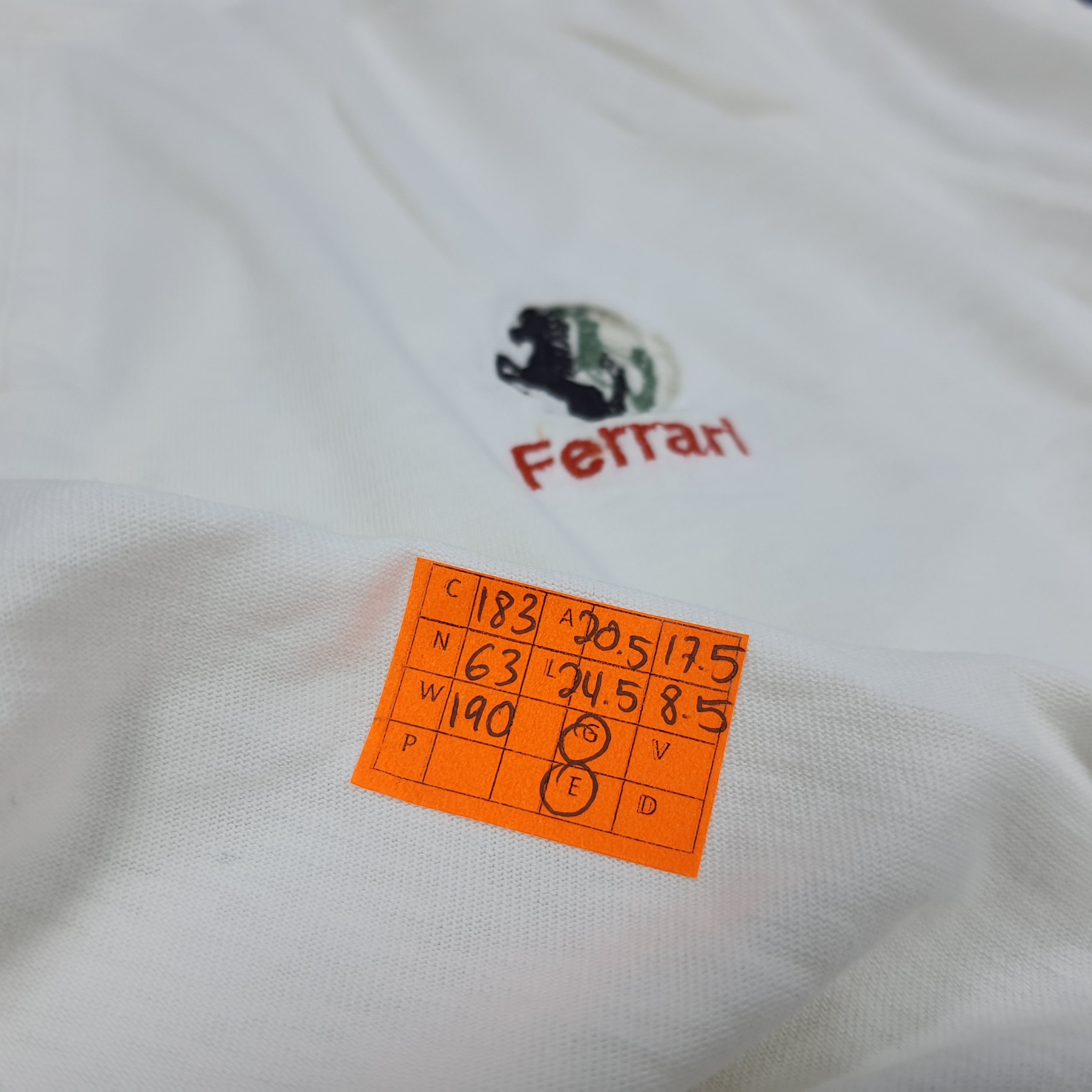 Ferrari × Vintage Vintage Ferrari by Magneti Marelli Motorsports Button Tshirt Size US M / EU 48-50 / 2 - 7 Thumbnail
