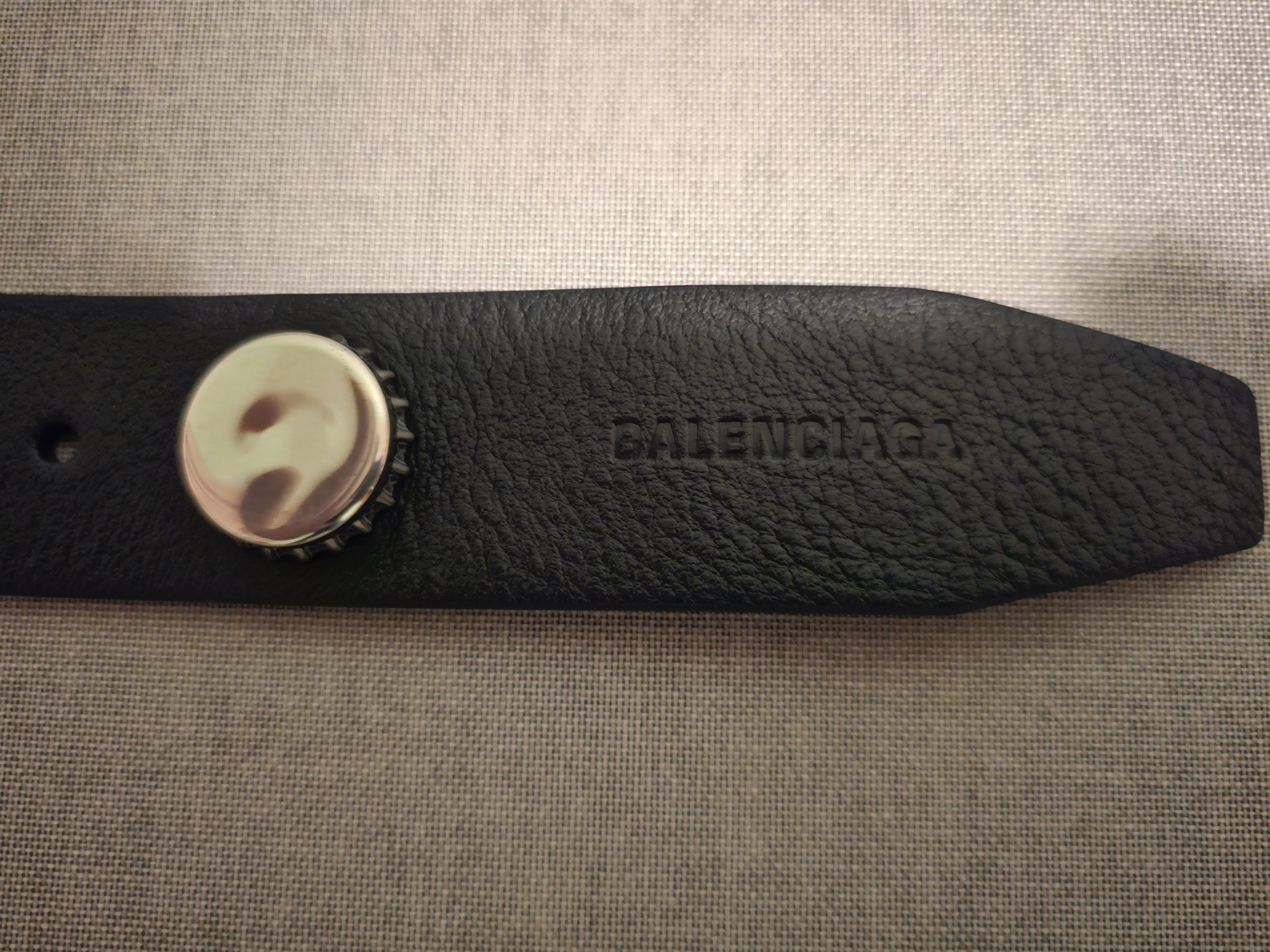 Balenciaga Balenciaga Bottle Caps Belt in Black size 90 Size 32 - 4 Thumbnail