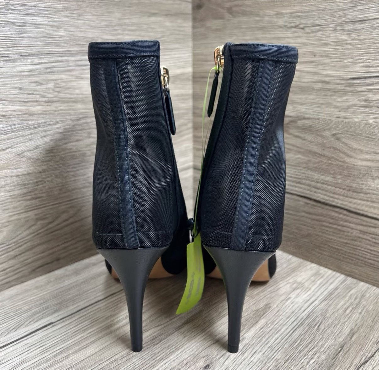 Chanel Chanel Black Mesh Double C High Heels J41 Size US 7 / IT 37 - 4 Thumbnail