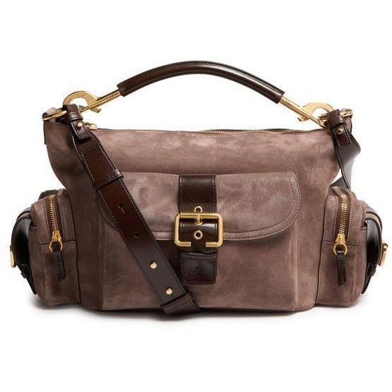 Chloe Chloe Camera Dark Taupe Suede Shoulder Bag New & Authentic Size ONE SIZE - 1 Thumbnail