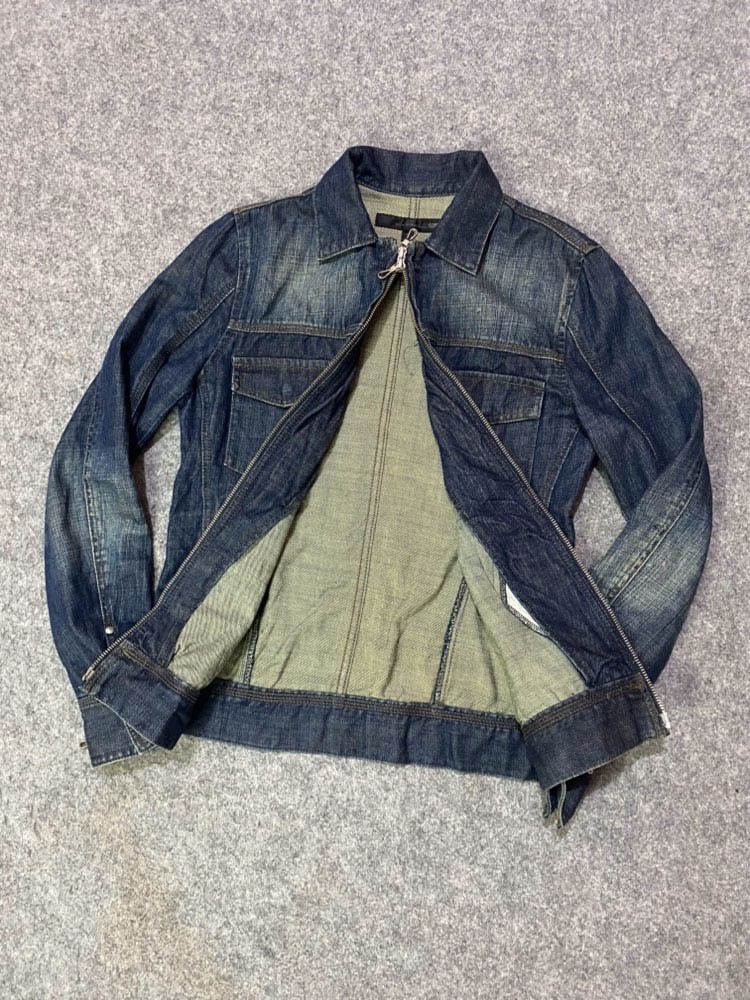 If Six Was Nine Vintage Shclussel Japan Bondage Denim Jacket Size US M / EU 48-50 / 2 - 4 Thumbnail